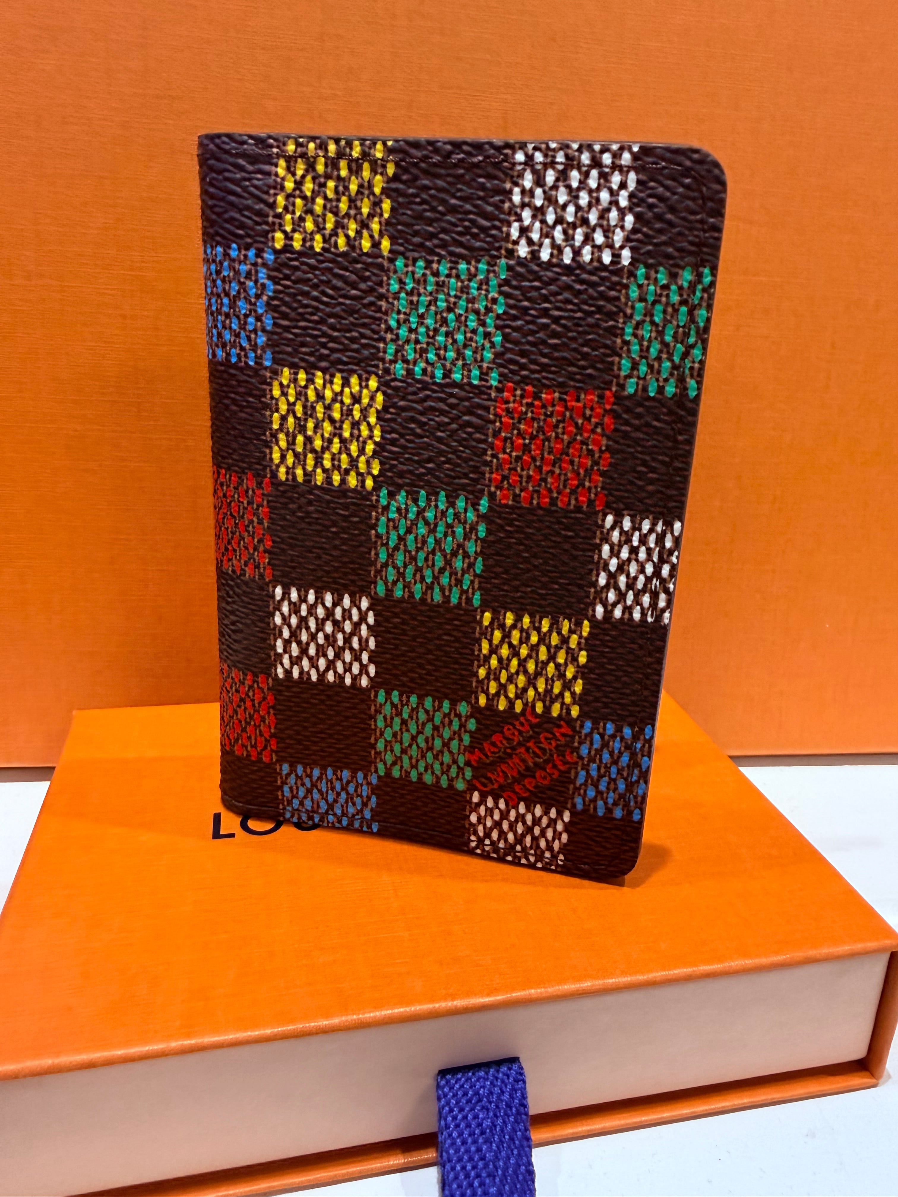 Louis Vuitton Pocket Organizer in LVers Damier Ebene Multicolor canvas