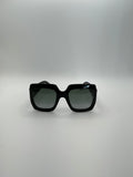 Gucci GG0053SN GG Interlocking Logo Square Sunglasses