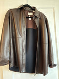 Faux Leather Shirt - Babaton