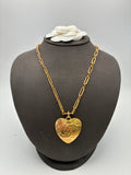 Chanel CC Heart Necklace