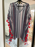 A&B striped cover up