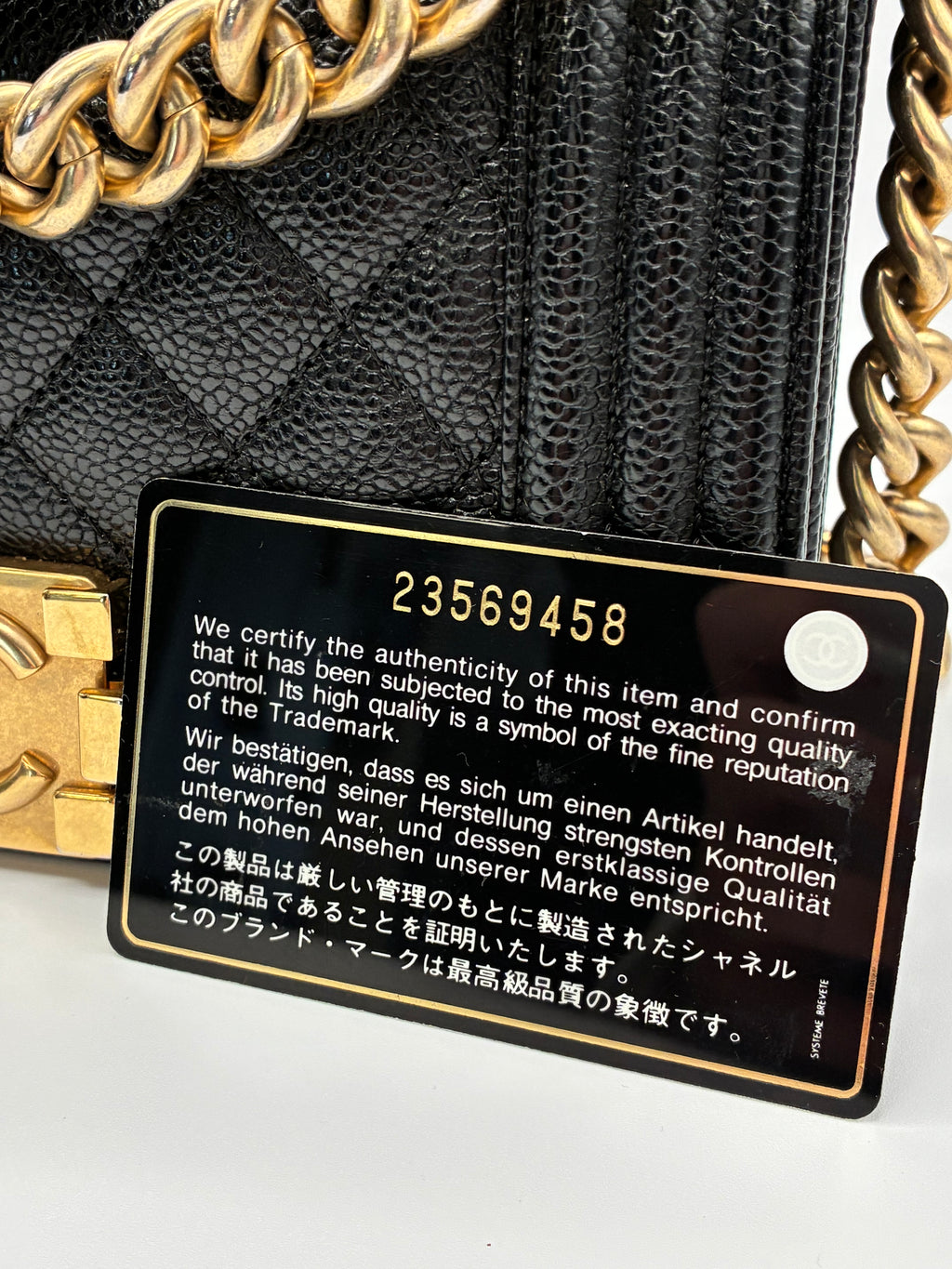 Chanel Boy Flap Bag size small