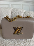 Louis Vuitton Twist MM Beige Epi Leather Bag