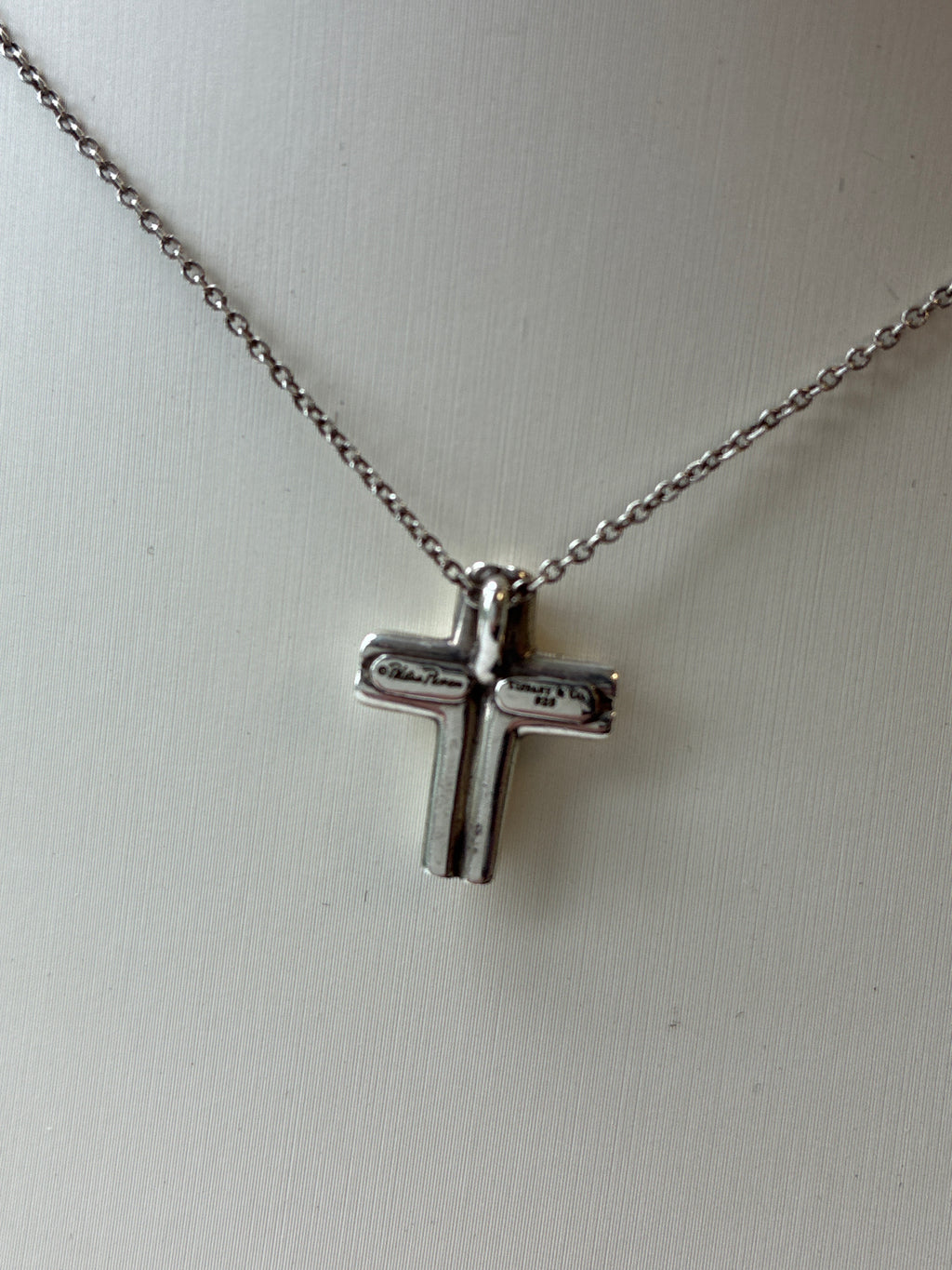 Tiffany & Co. Paloma Picasso Tenderness Heart Cross Necklace