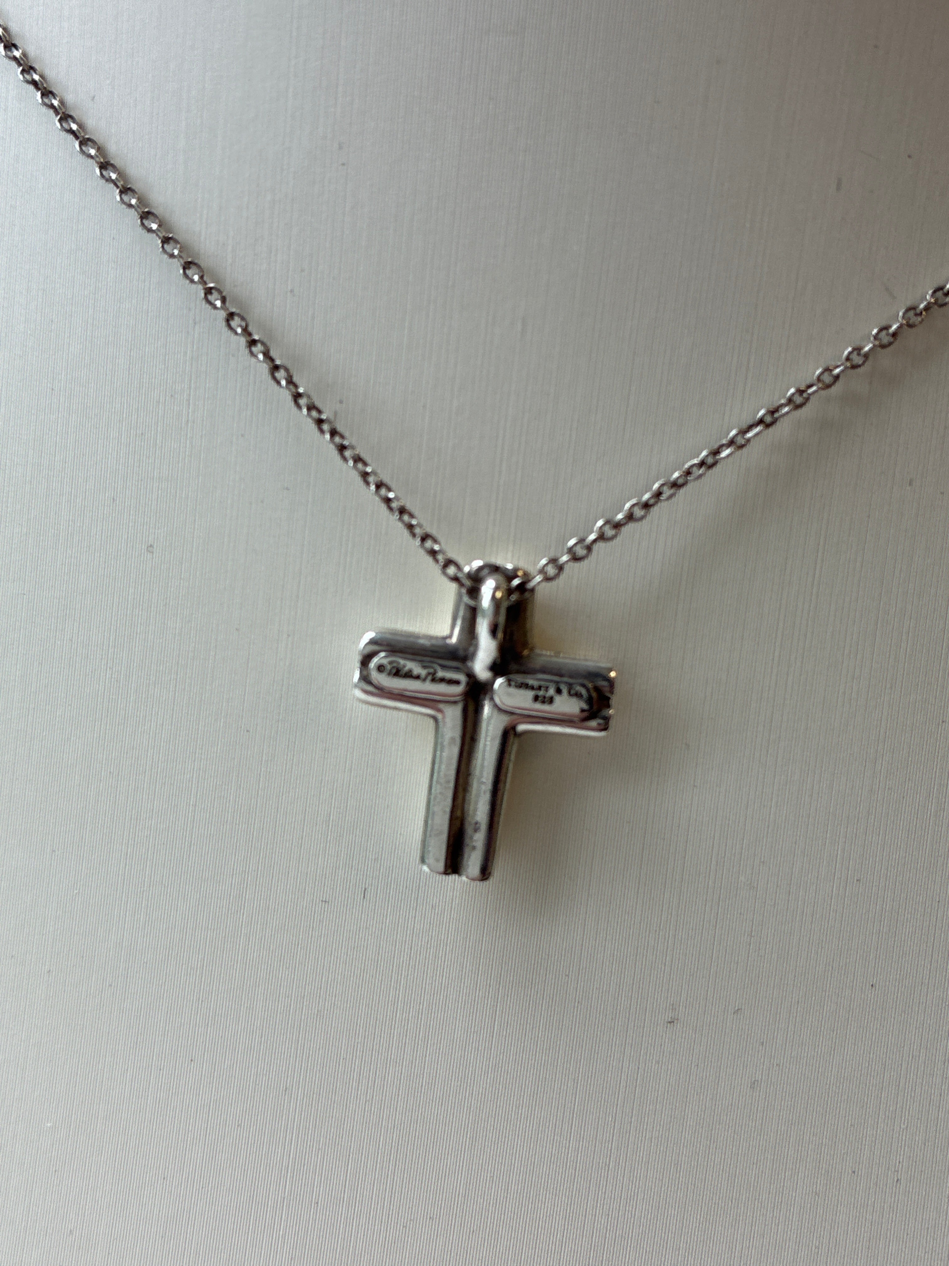 Tiffany & Co. Paloma Picasso Tenderness Heart Cross Necklace
