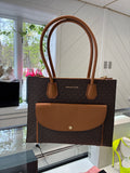 Michael Kors Mercer Extra-Large Logo Pocket Tote Bag