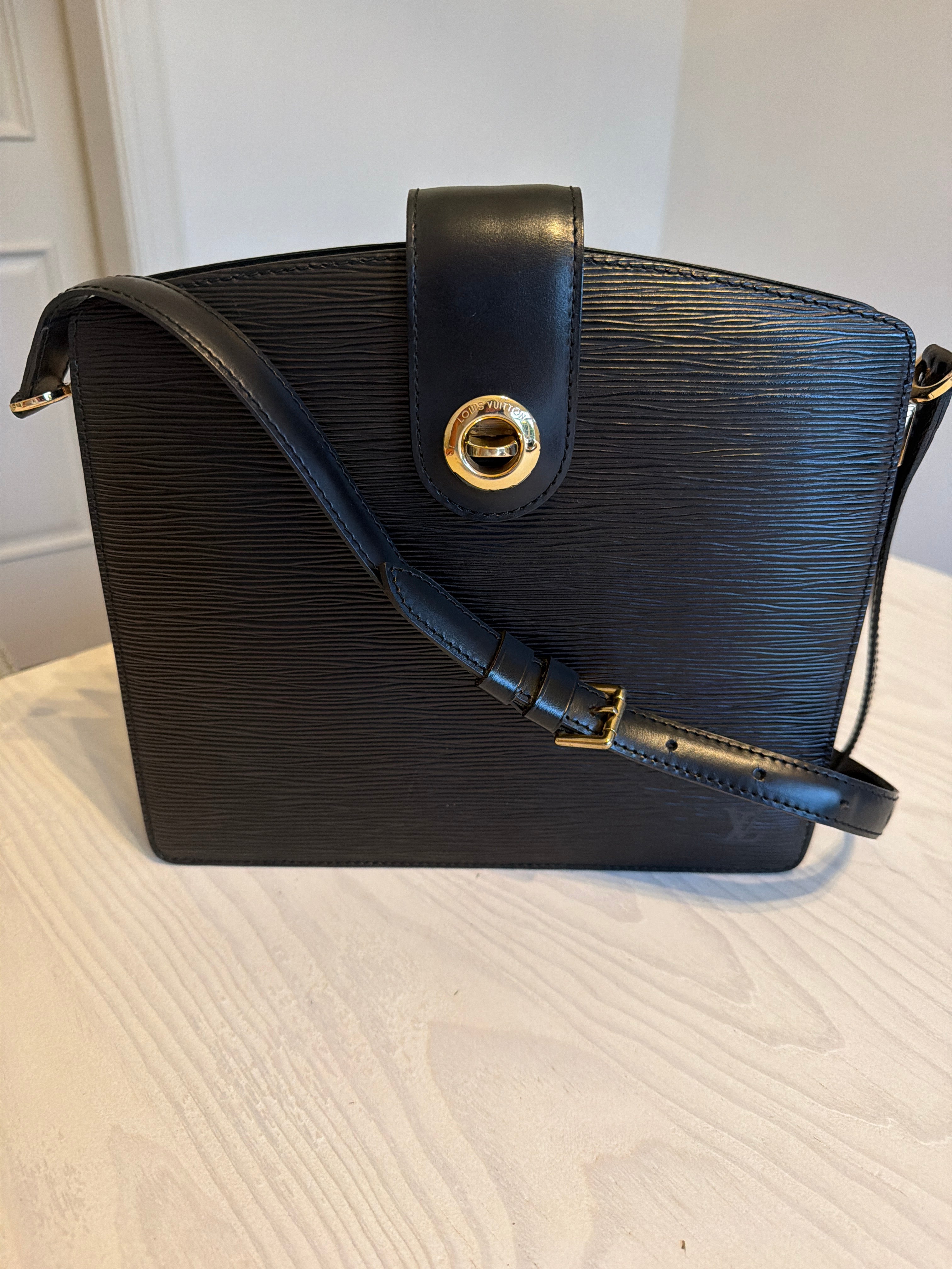 Louis Vuitton Capucines Noir Epi Crossbody