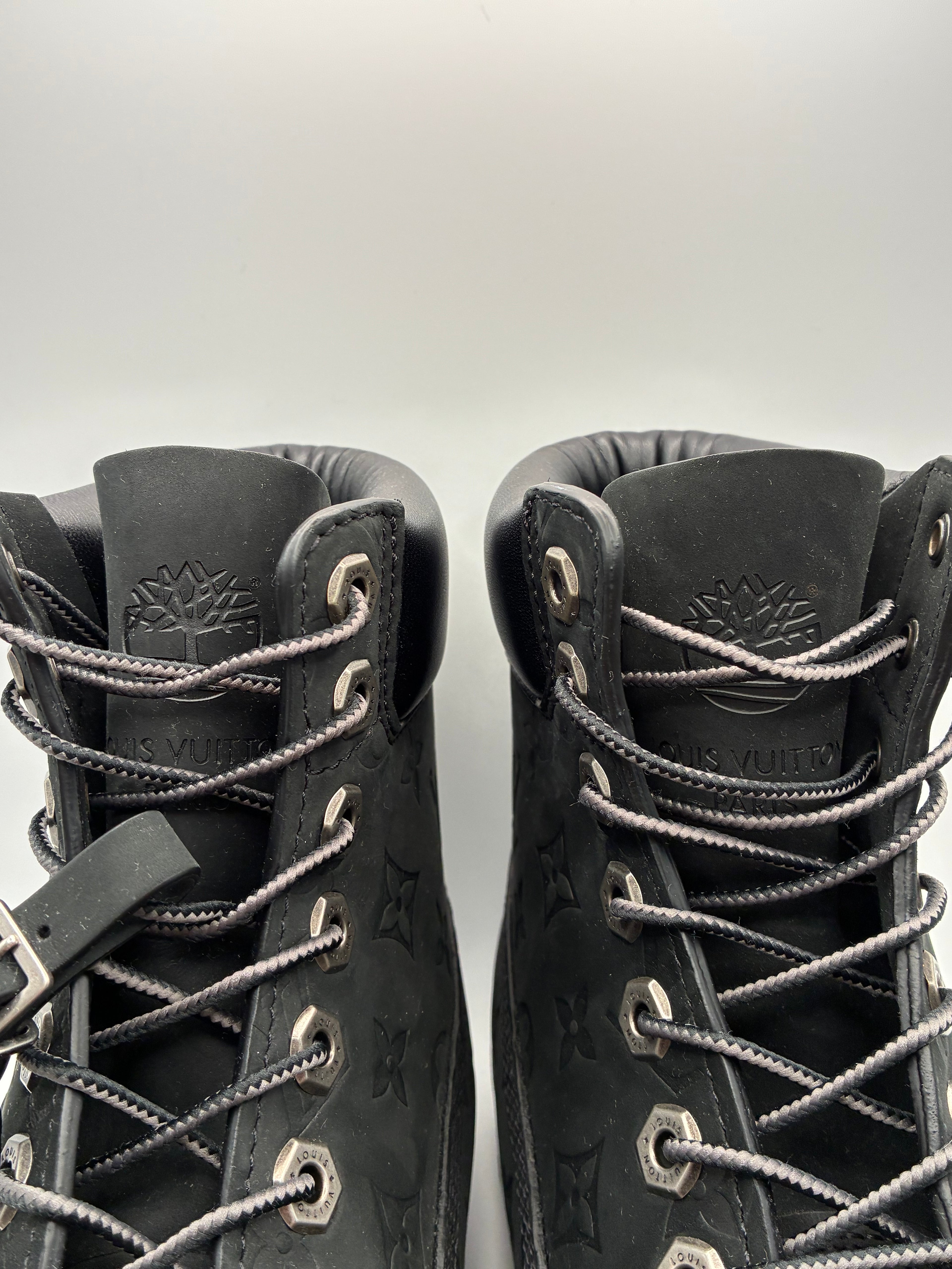 Louis Vuitton x Timberland 6-Inch Ankle Boot Embossed Monogram - Black