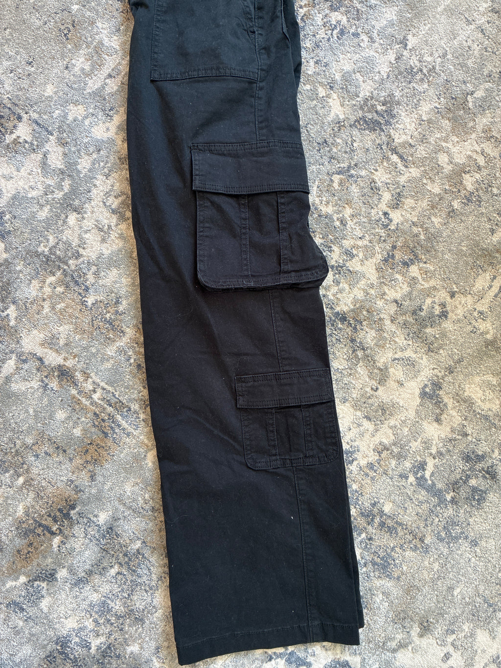 Black Baggy Cargo Pants