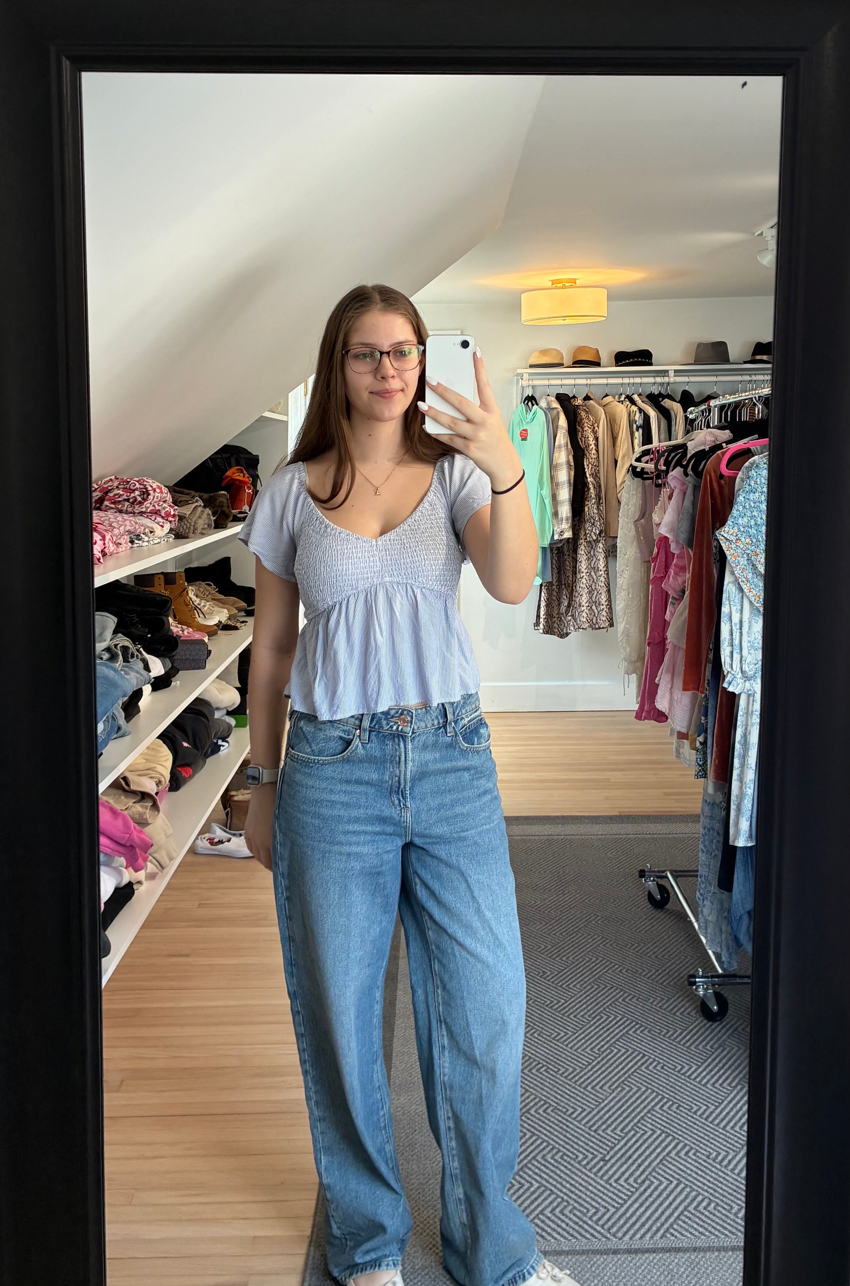 Blouse- Cropped - Hollister