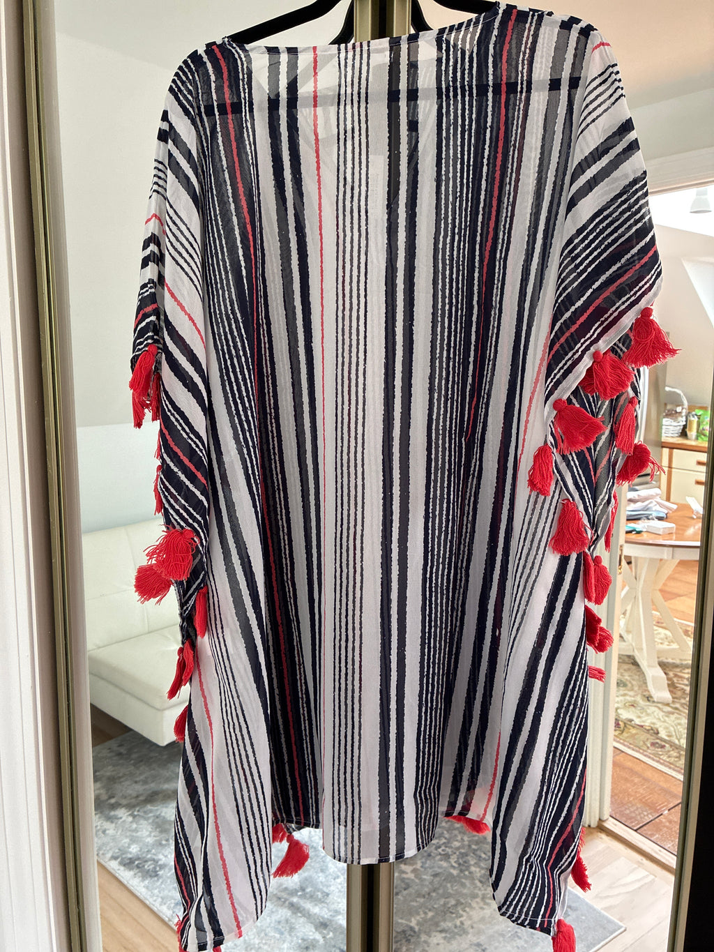 A&B striped cover up