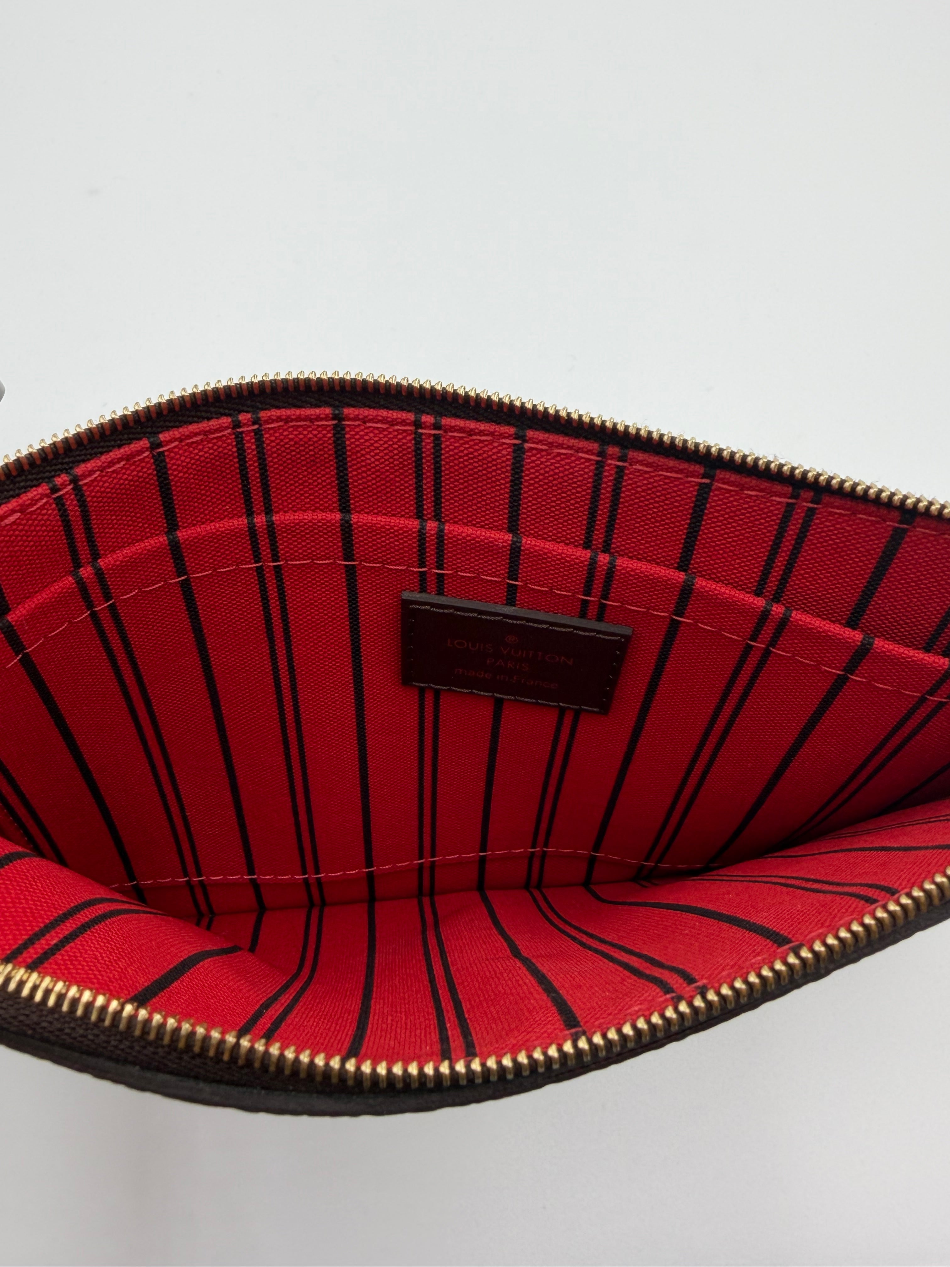 Louis Vuitton Neverfull GM Damier - Red Interior with pouch