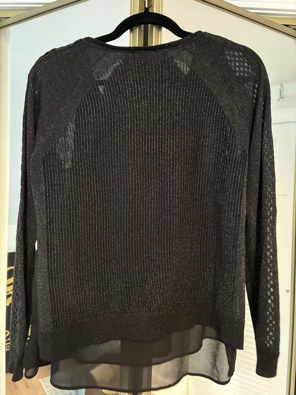 Lucky Brand Metallic Linen Sweater