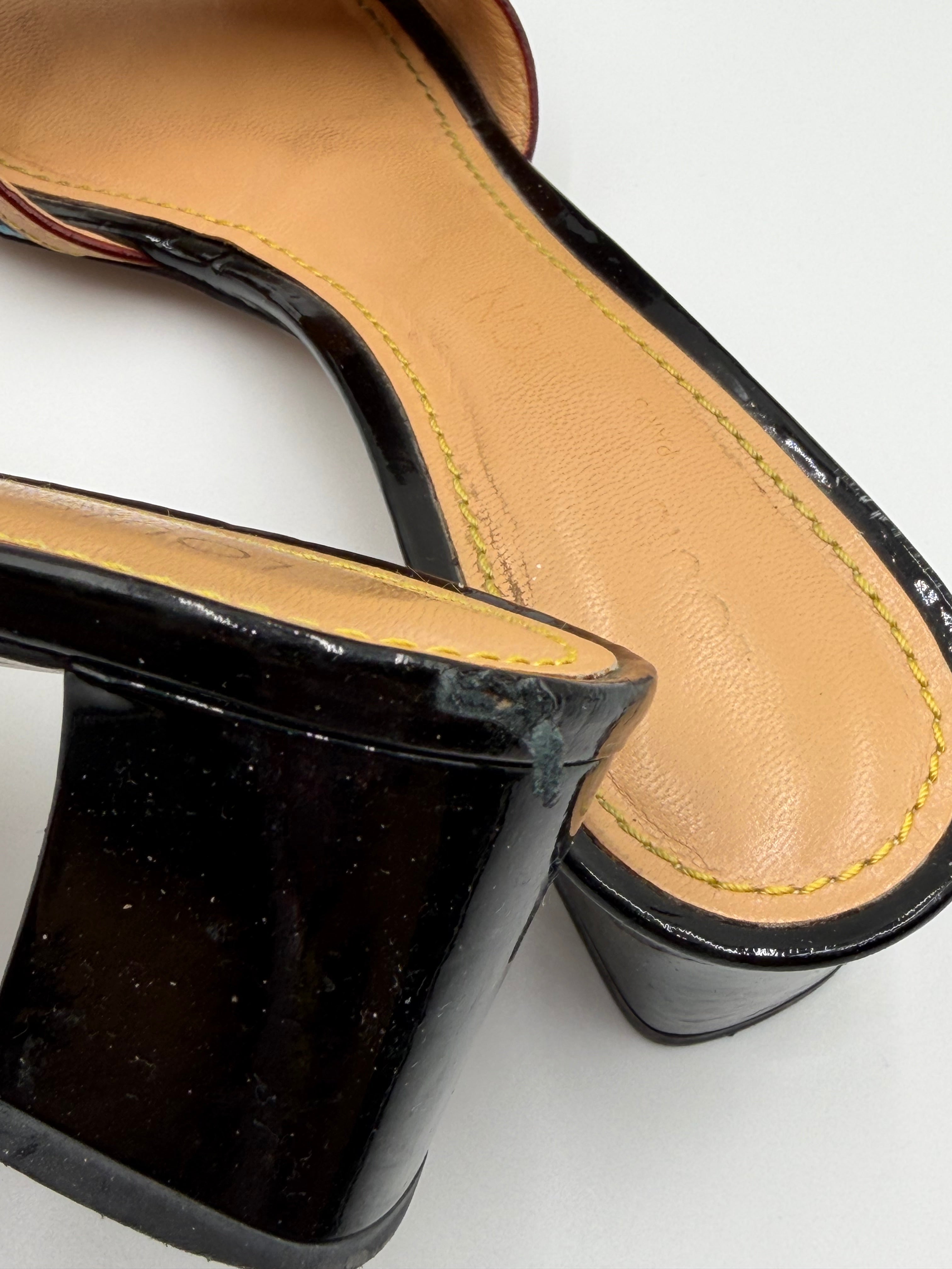 Louis Vuitton x Takashi Murakami Monogram Kitten Heels - Black
