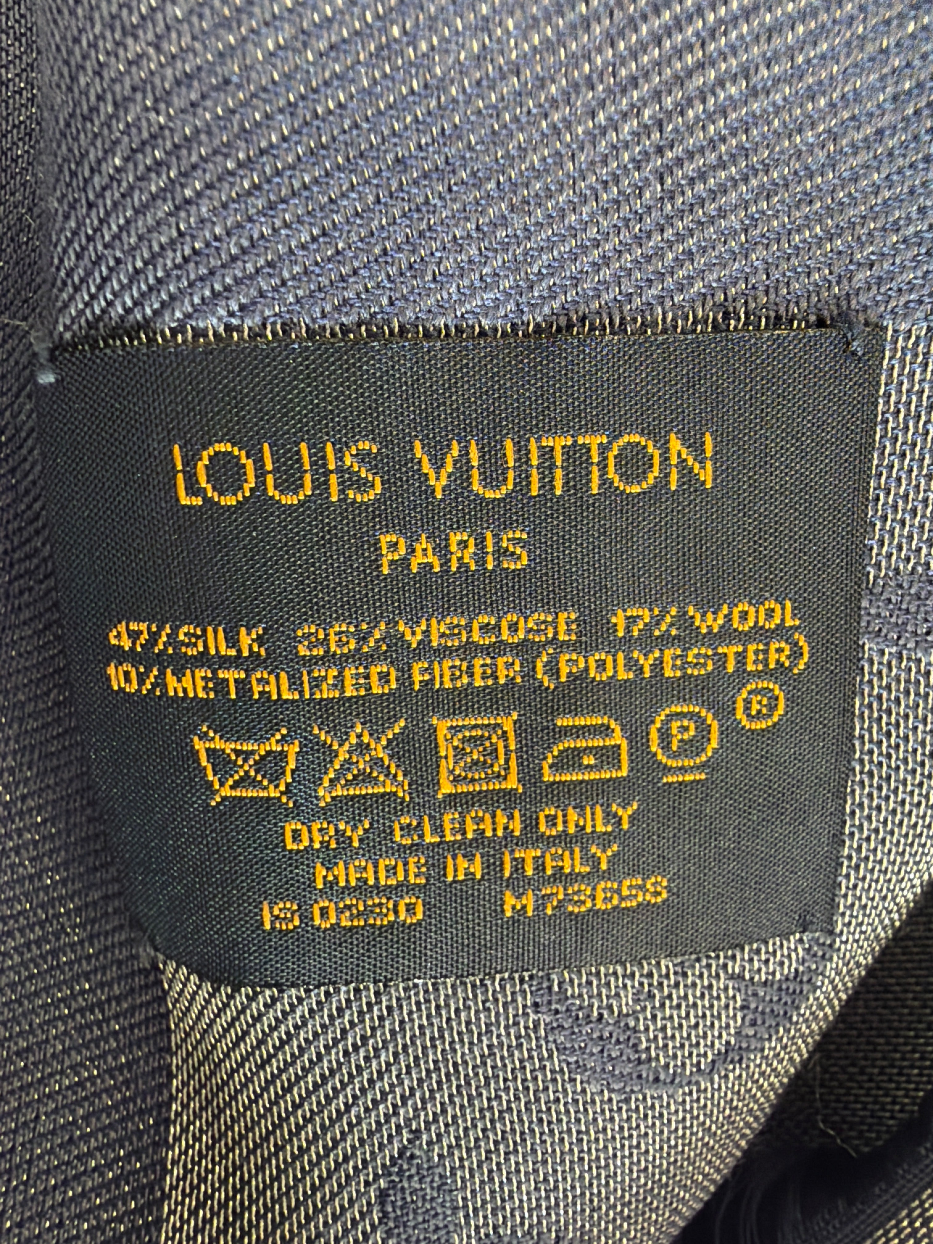 Louis Vuitton Monogram Denim Shawl in blue