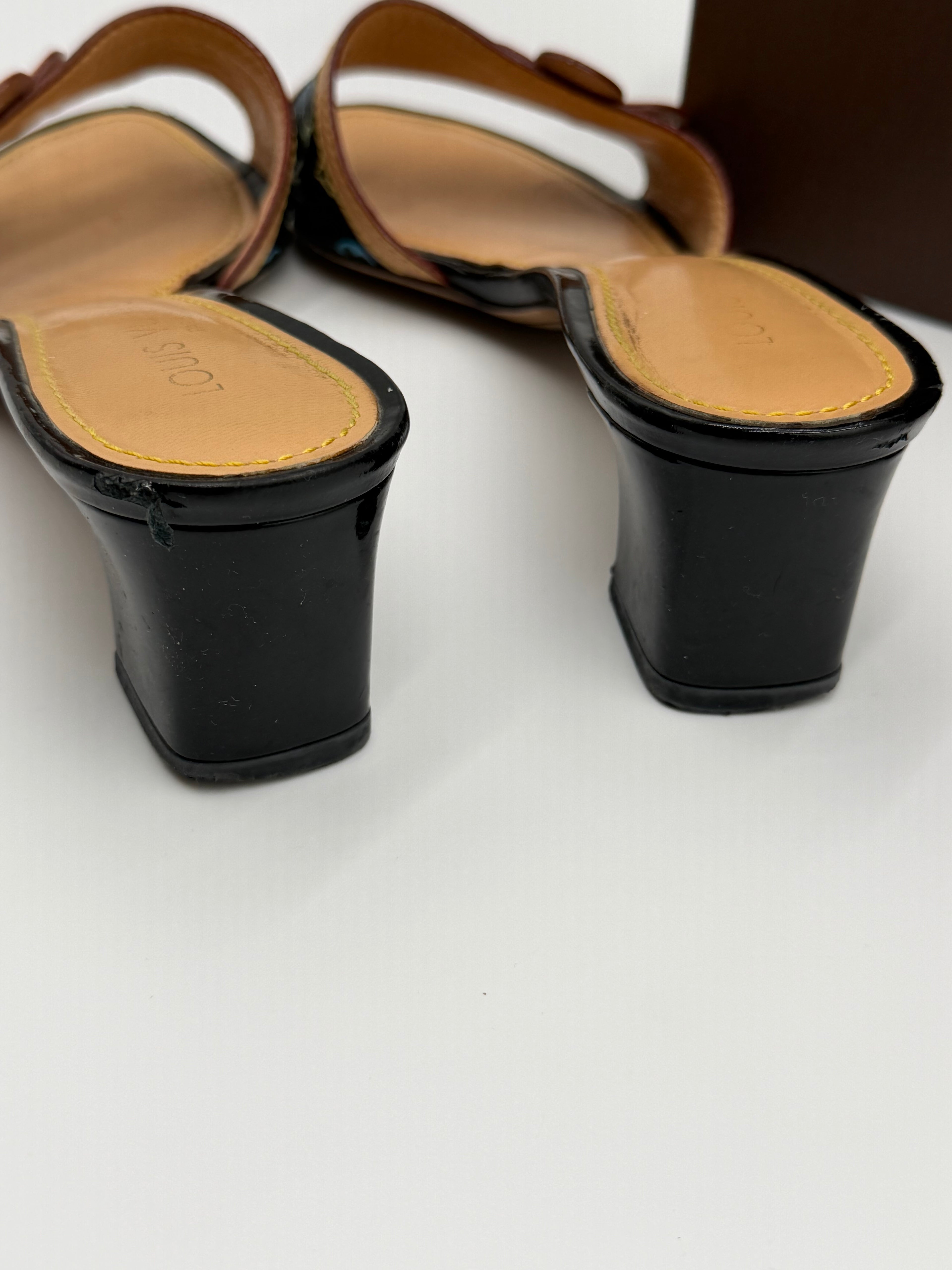 Louis Vuitton x Takashi Murakami Monogram Kitten Heels - Black
