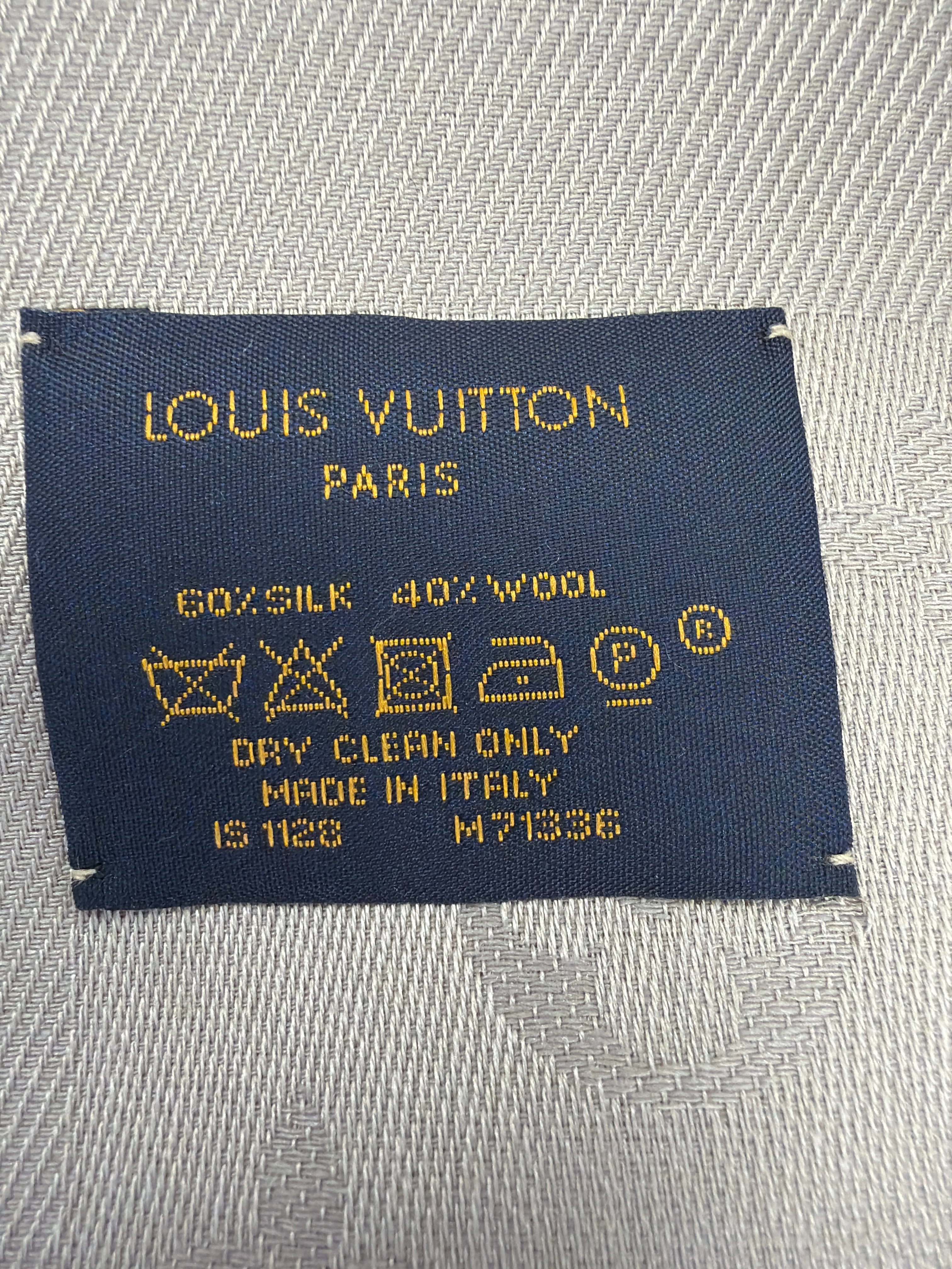 Louis Vuitton Monogram Shawl in Greige