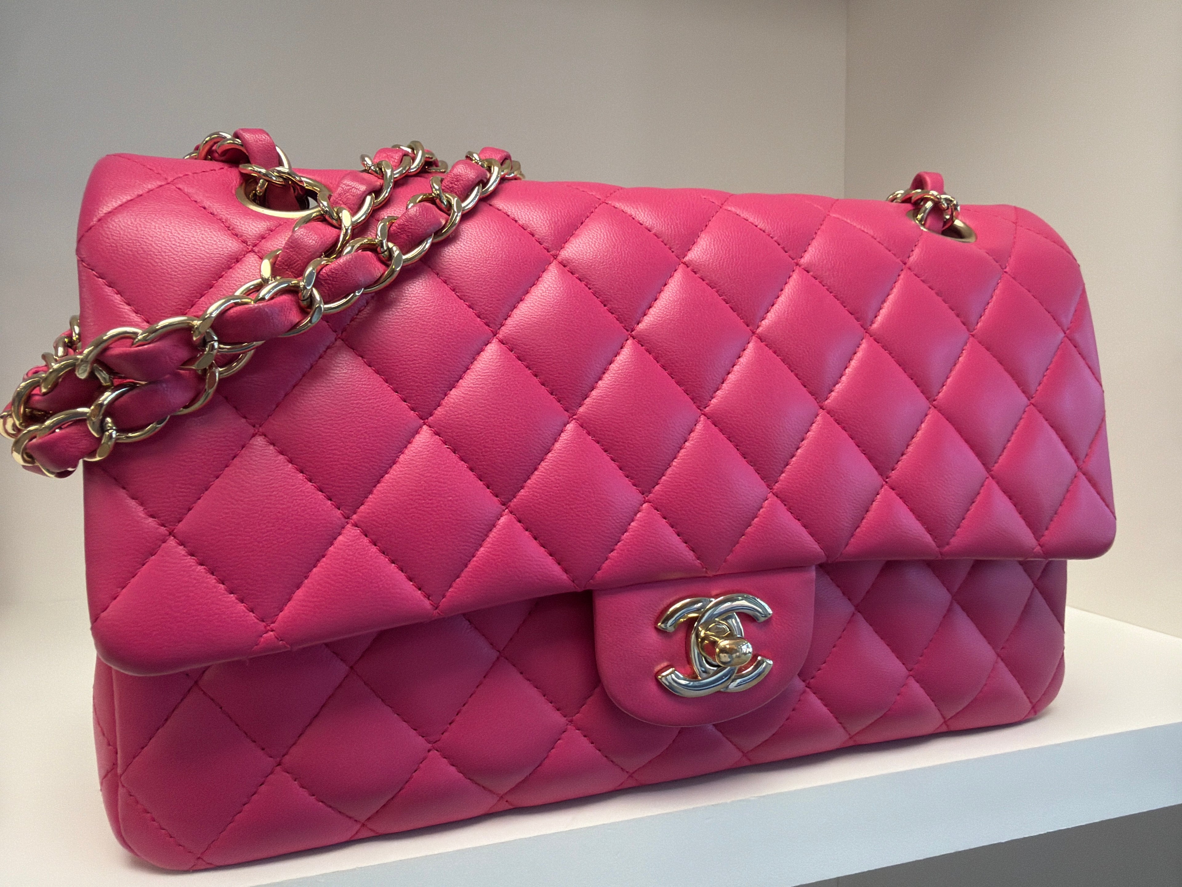 Chanel Pink Double Flap size Medium