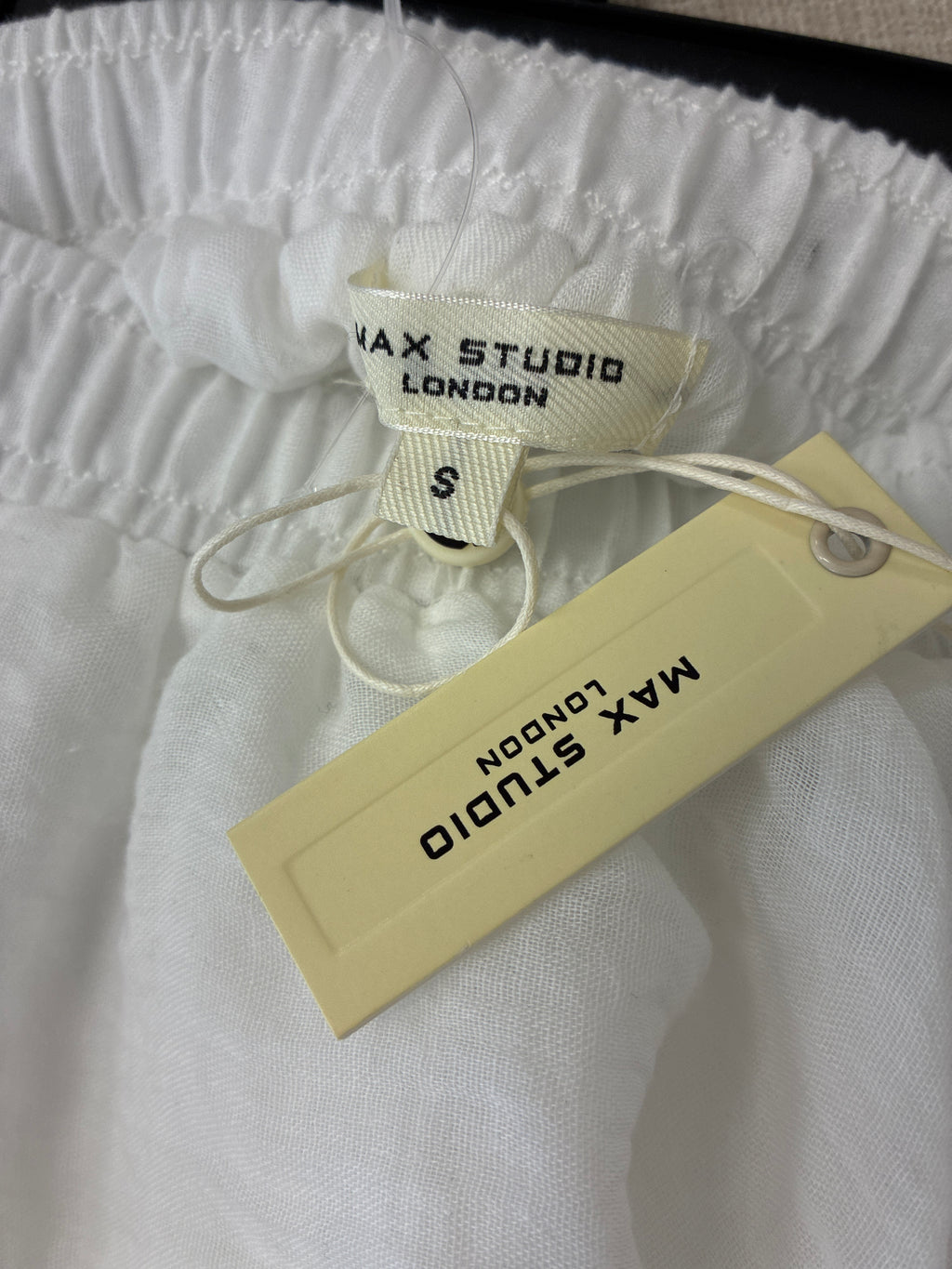 Max Studio Long White Skirt