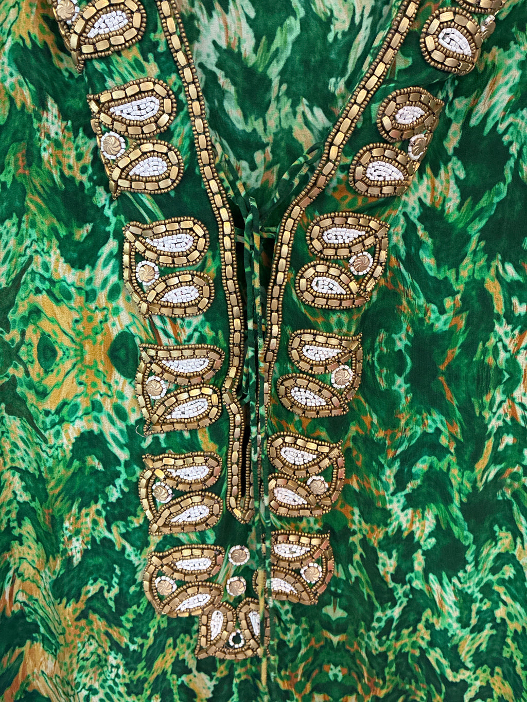 Sophia Alexia Emerald Leopard Dress