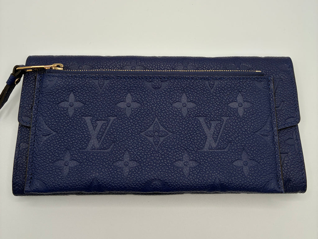 Louis Vuitton Iris Monogram Empreinte Portefeuille Curieuse Wallet & Zipper pouch