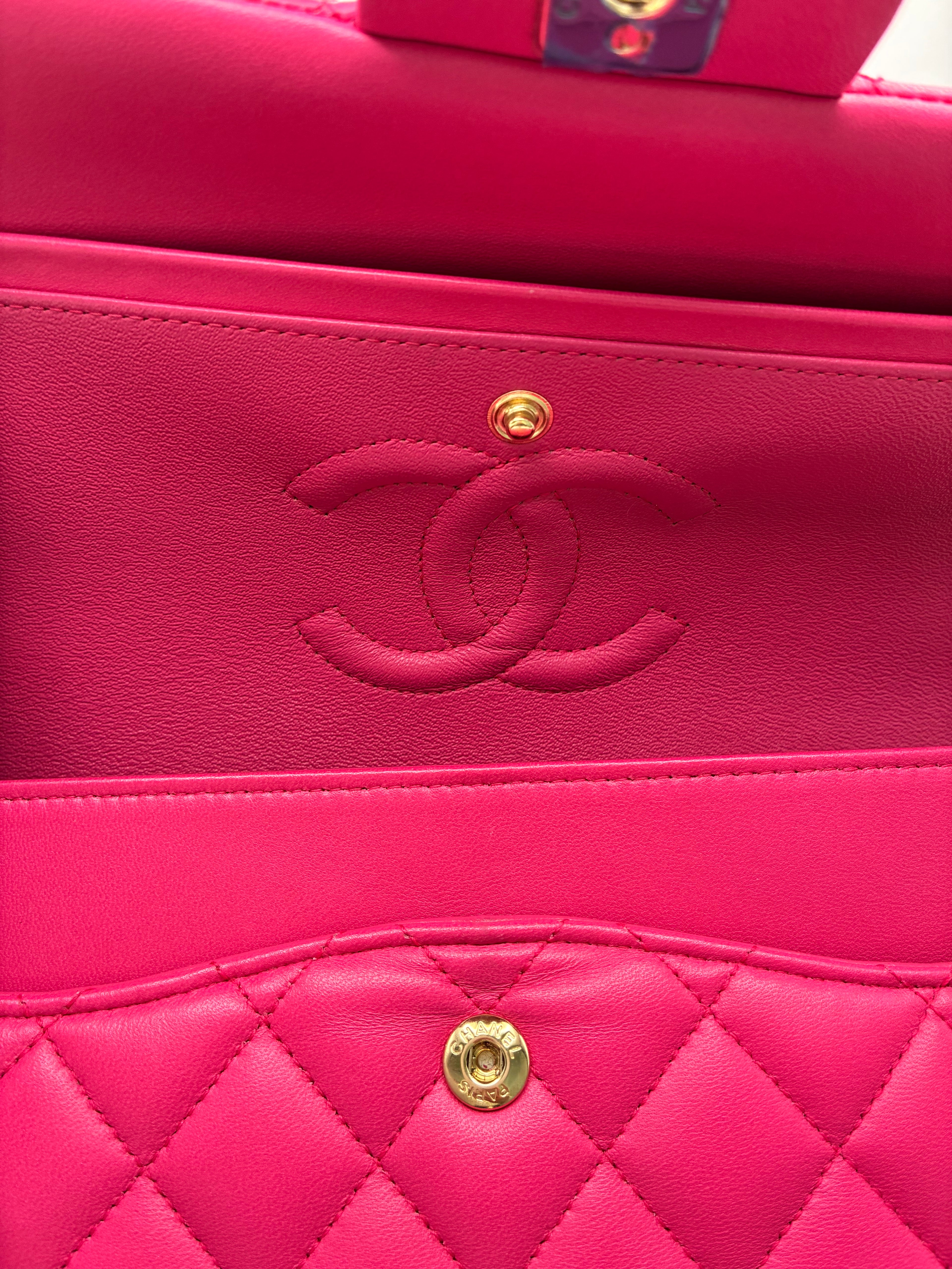Chanel Pink Double Flap size Medium