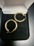 Hoop earrings  14KT