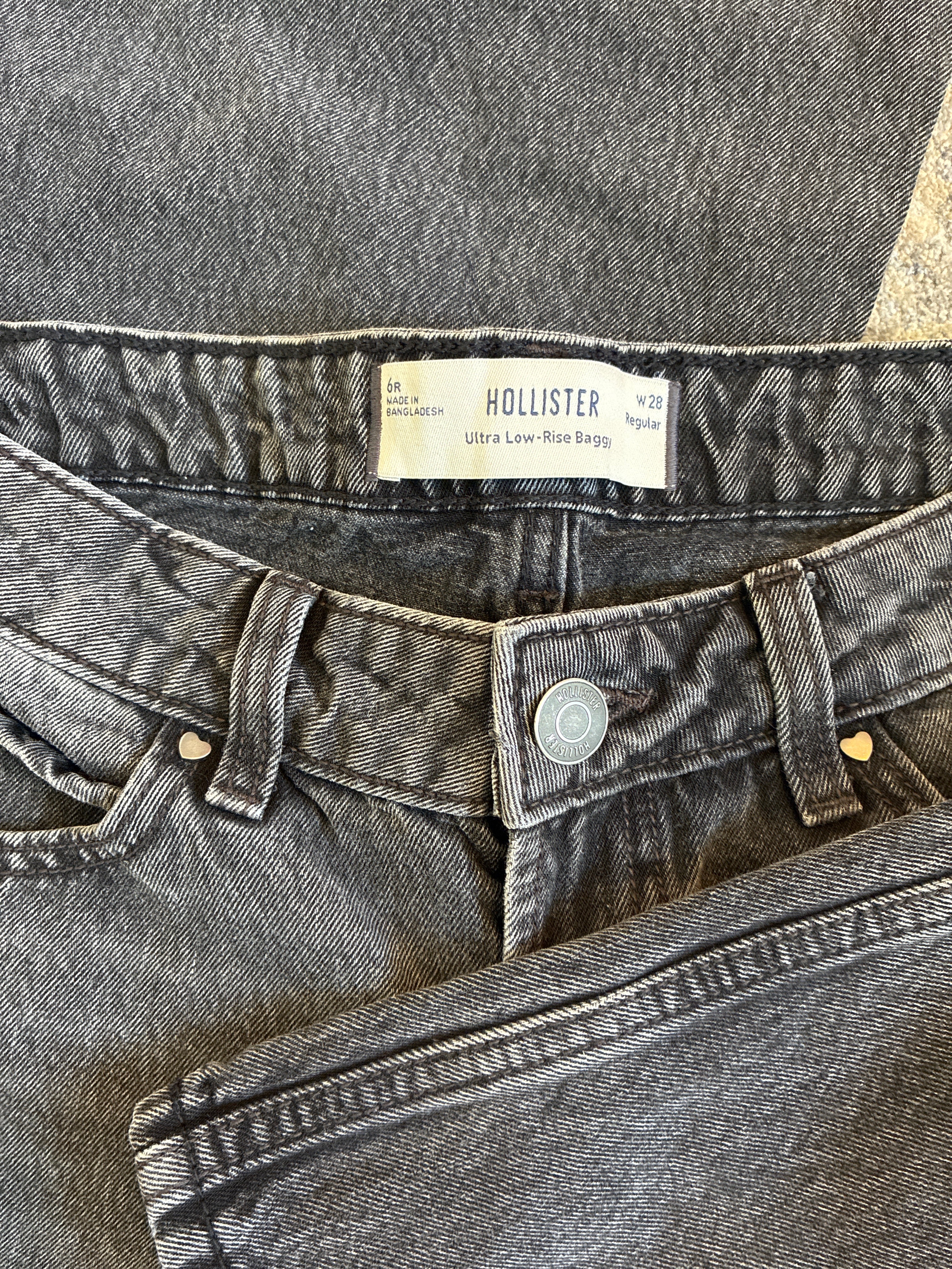 Hollister Low Loose Baggy Jeans