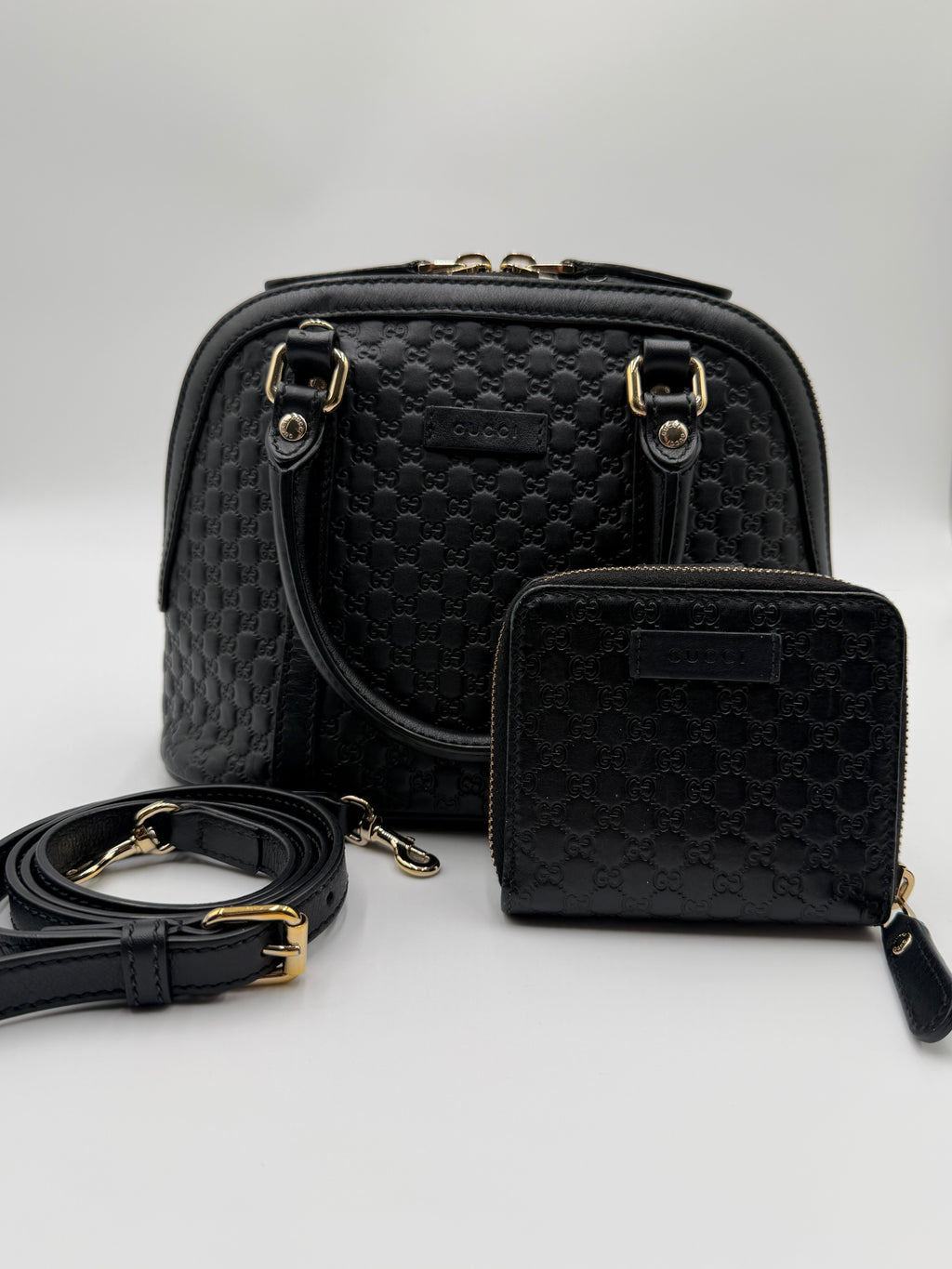 Gucci Microguccissima Mini Dome bag & Wallet