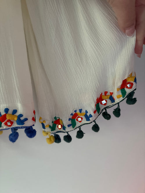 America & Beyond Embroidered Kimono