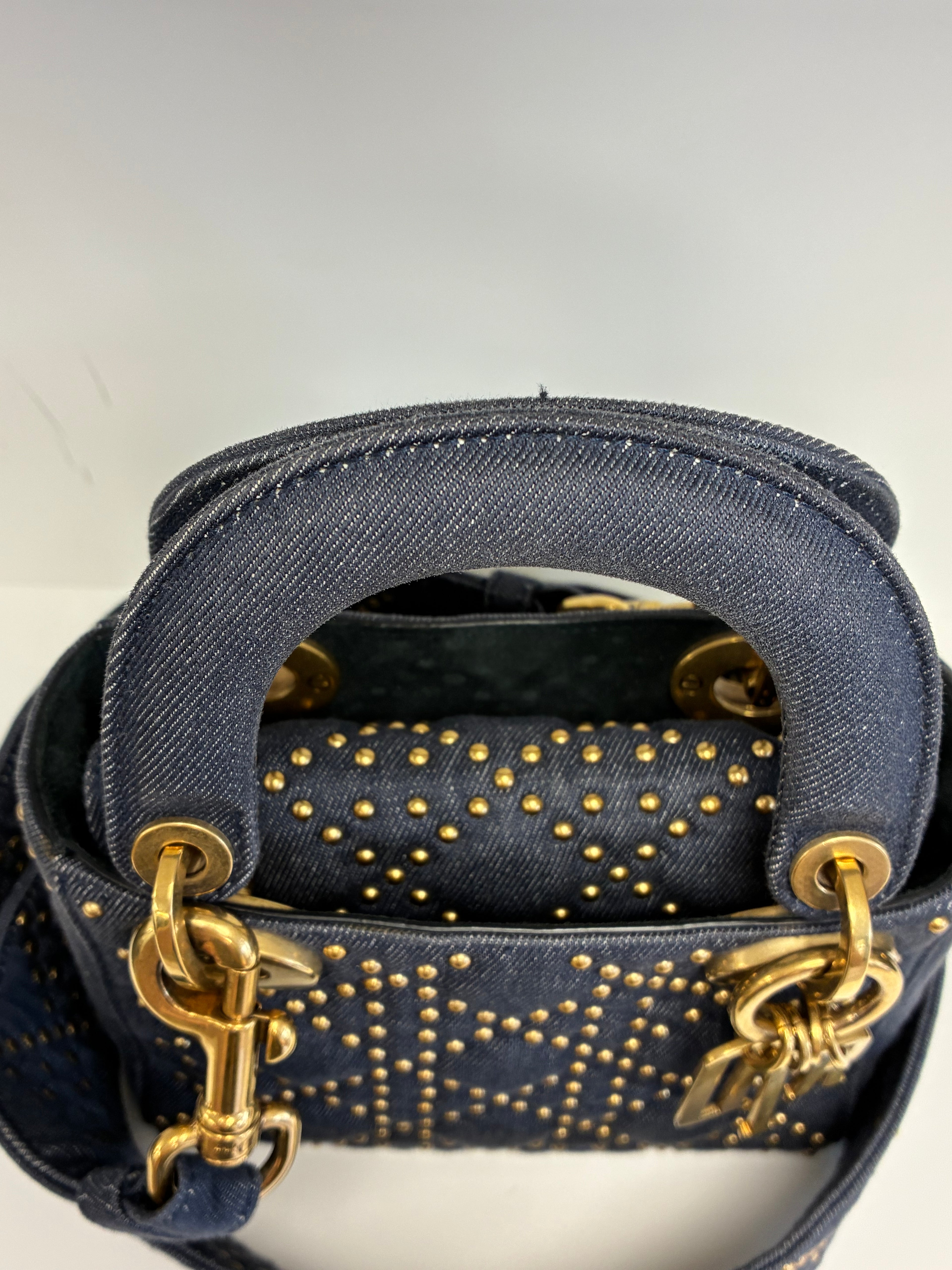 Christian Dior - Supple Mini Lady Dior Denim Handbag