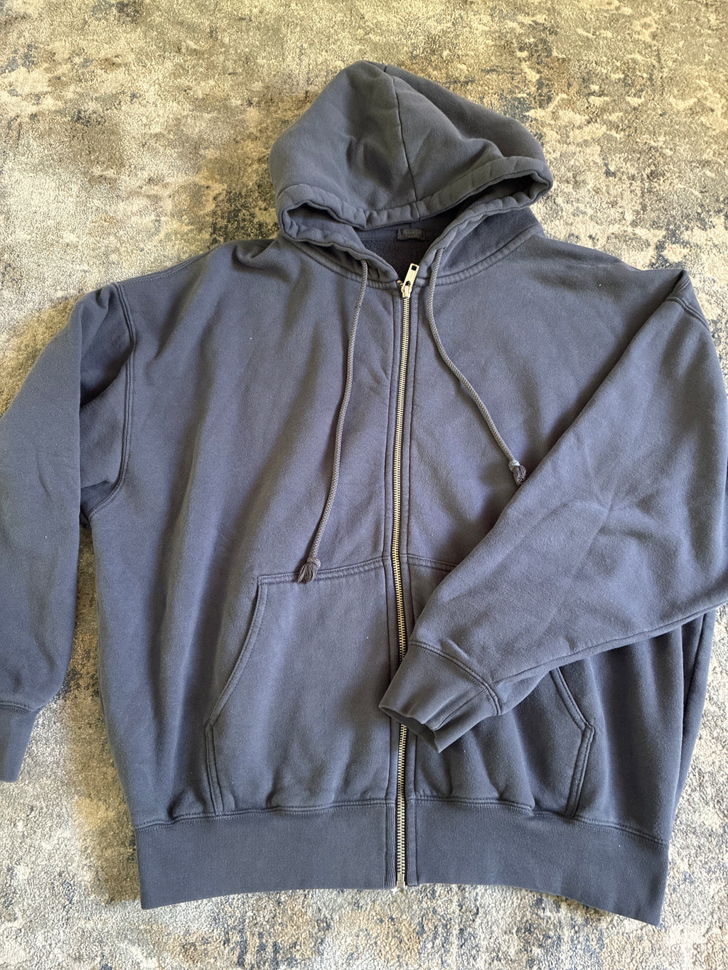 Brandy Melville Navy Zip Up