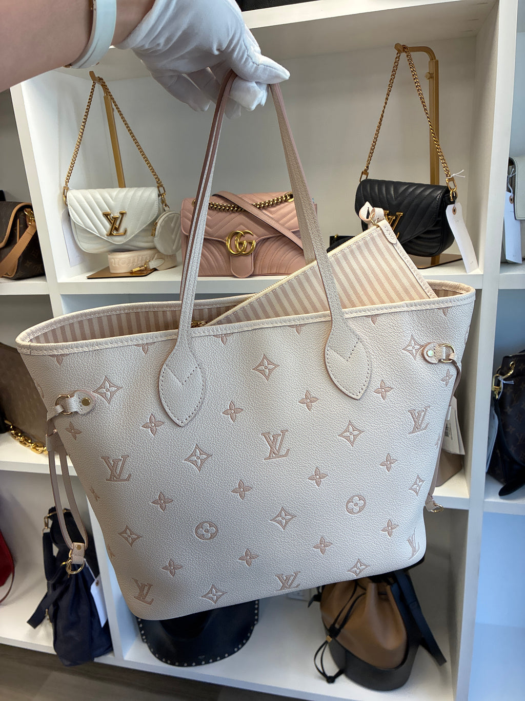 Louis Vuitton Neverfull Limited Edition - Monogram Empreinte Eden MM