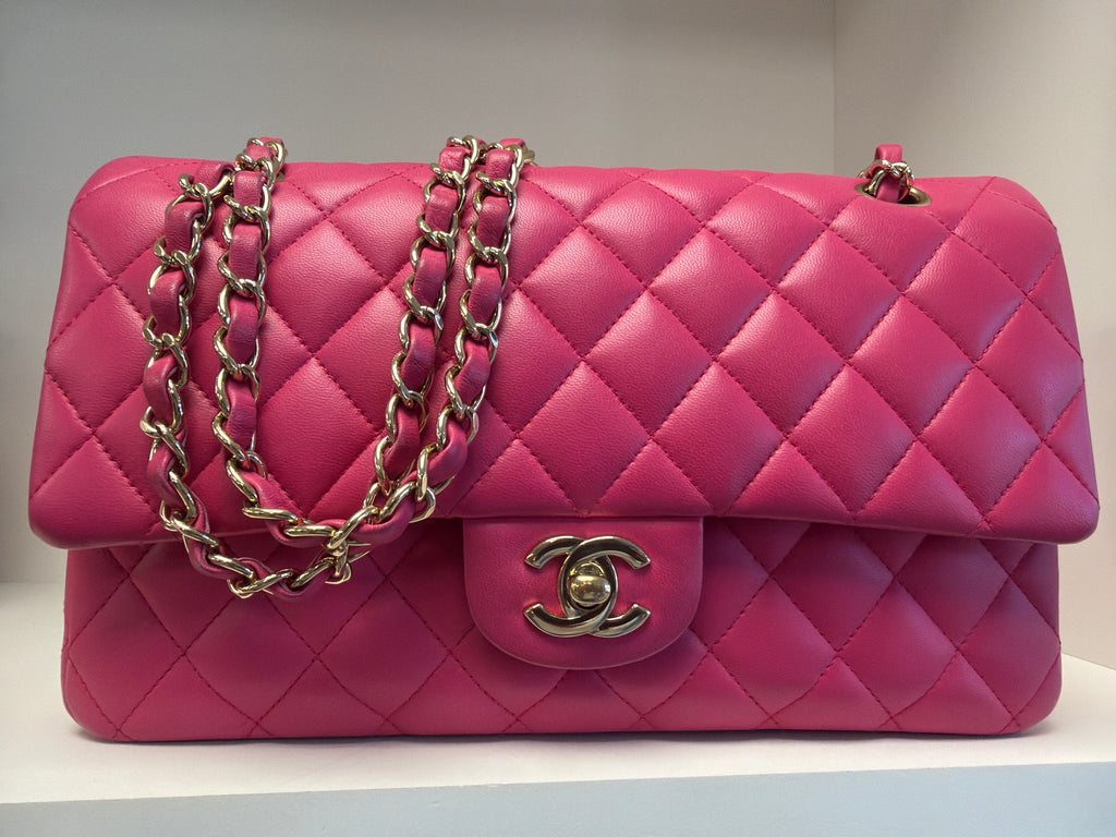 Chanel Pink Double Flap size Medium