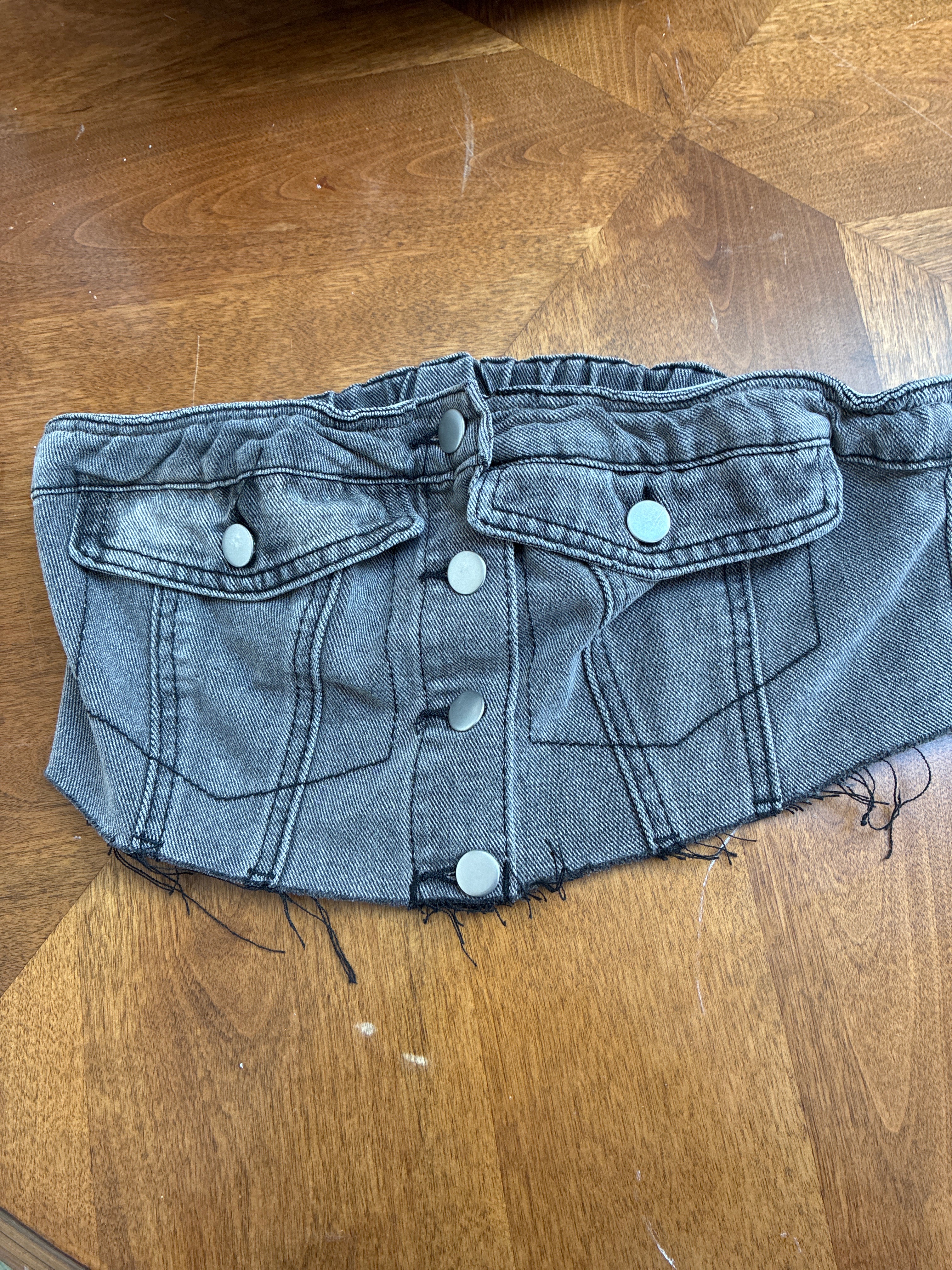 Denim Top - SHEIN