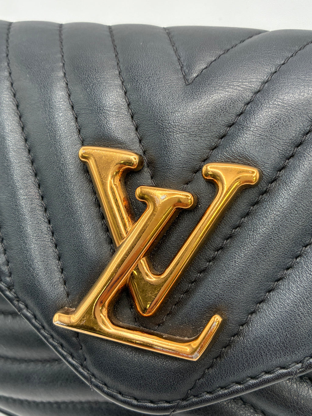Louis Vuitton Calfskin New Wave Multi Pochette - Black Quilted Leather