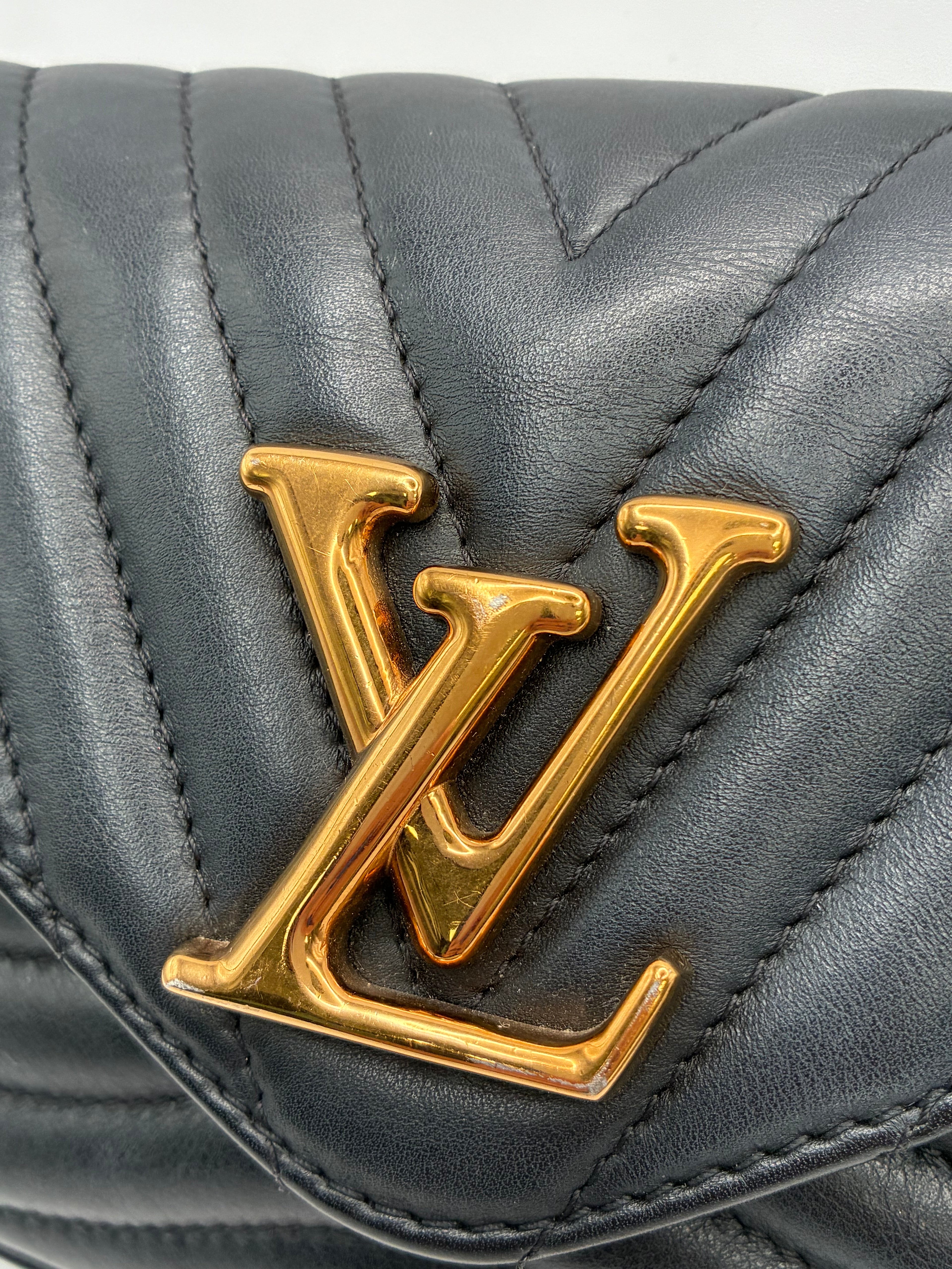 Louis Vuitton Calfskin New Wave Multi Pochette - Black Quilted Leather