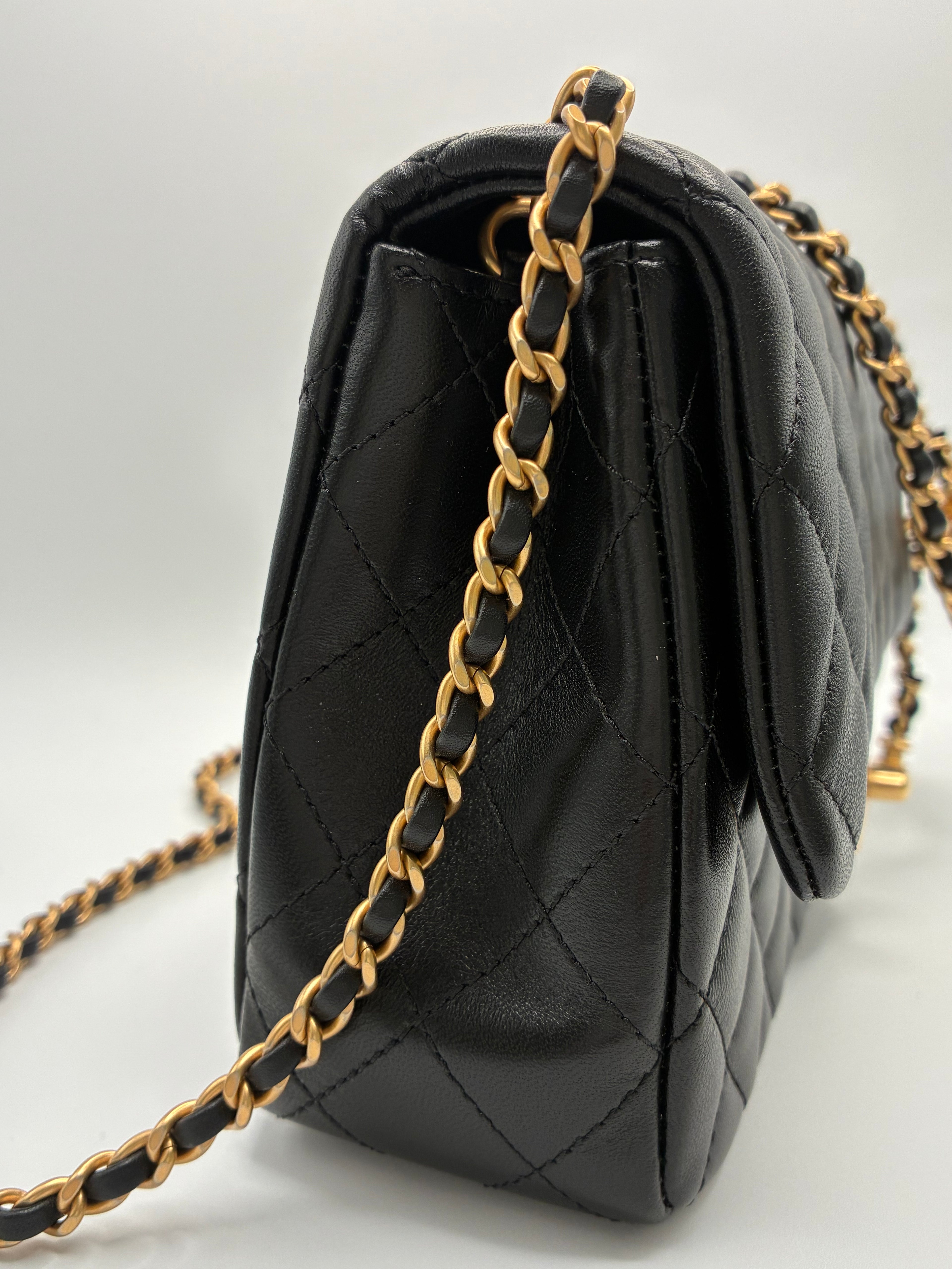 Chanel Black Small Flap Bag Lambskin- 2025 Never used