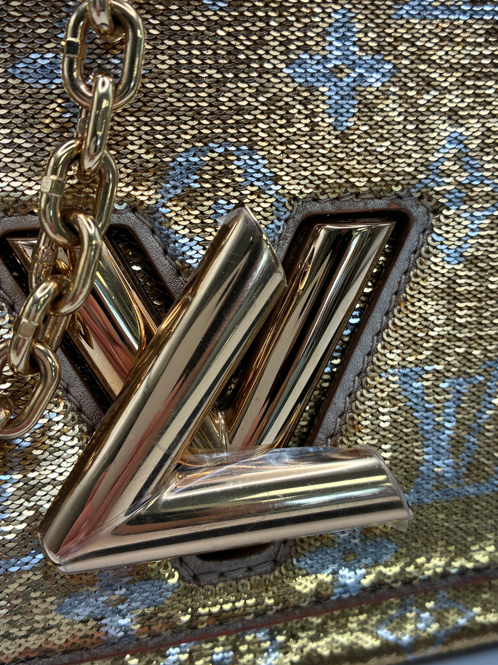 Louis Vuitton Twist Handbag Sequin