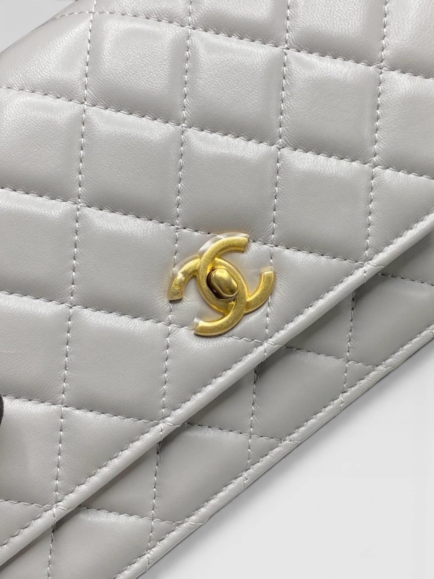 Chanel Pearl Crush Wallet on Chain (WOC) in Quilted Lambskin (pre-order)