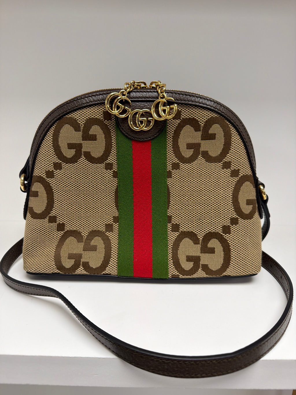Gucci Ophidia Jumbo GG Small Shoulder Bag