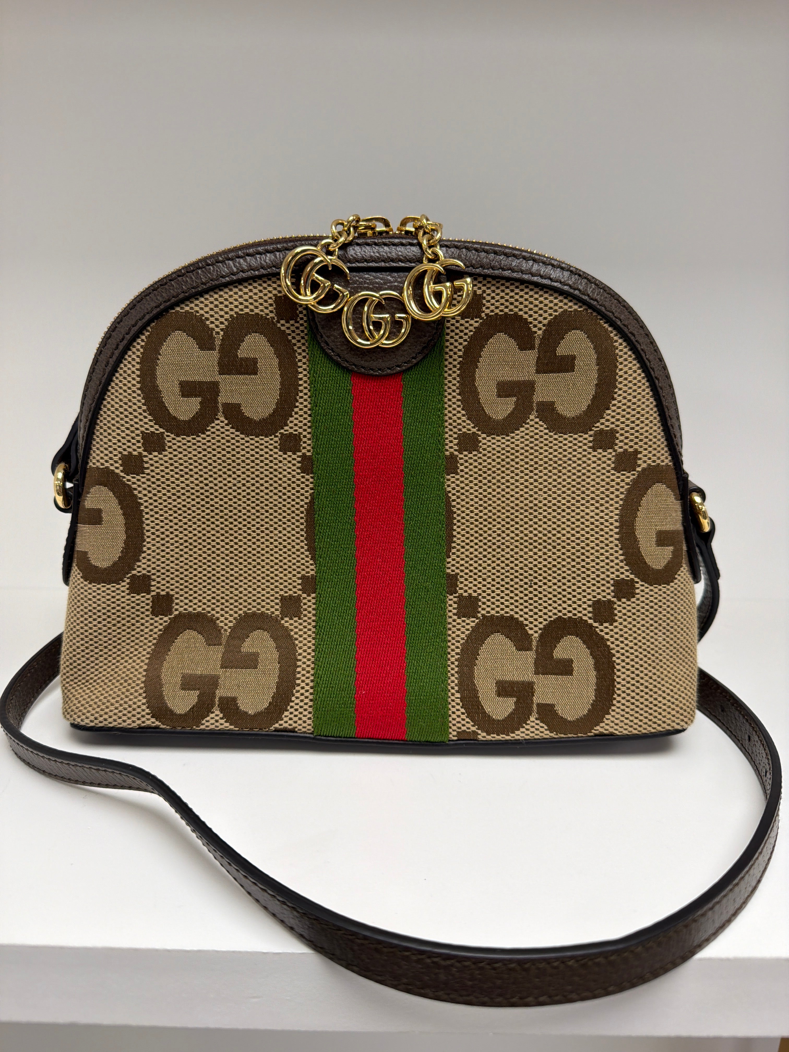 Gucci Ophidia Jumbo GG Small Shoulder Bag