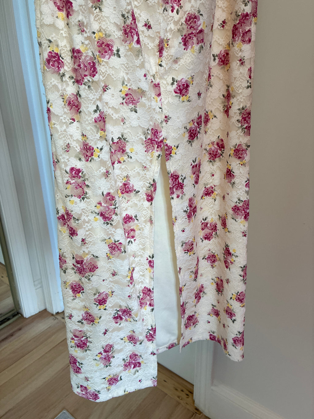 Garage Lace Floral Maxi-Dress