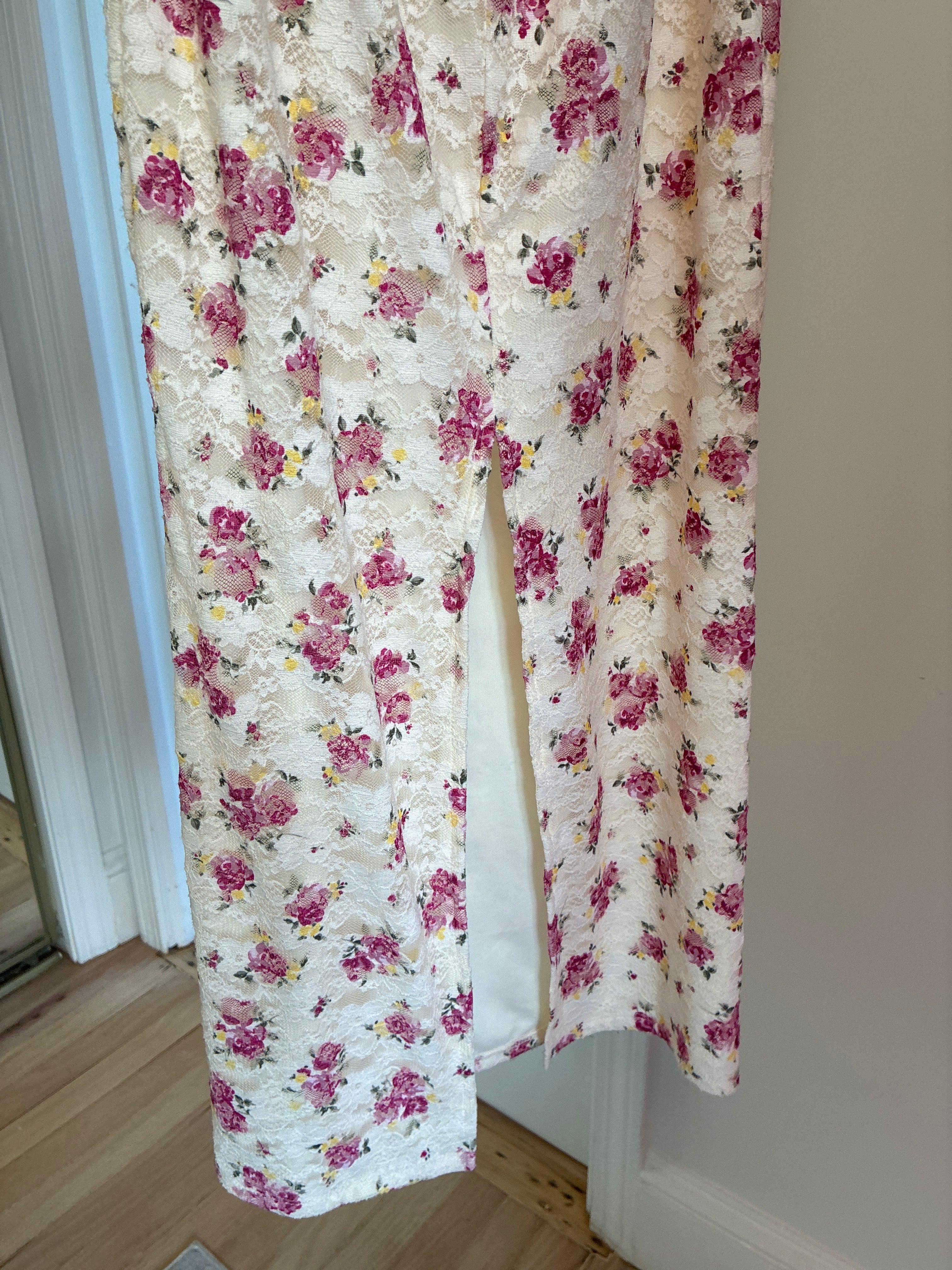 Garage Lace Floral Maxi-Dress