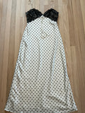 Jessica Simpson polka dot lace-trim dress