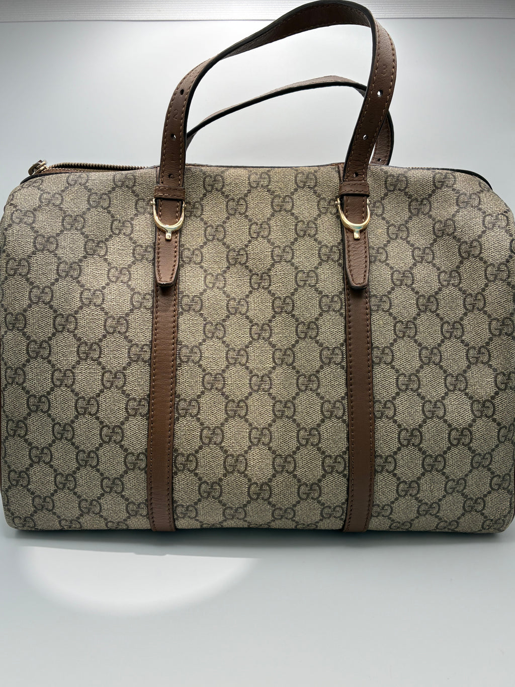 Gucci Nice Convertible Boston Bag - Brown