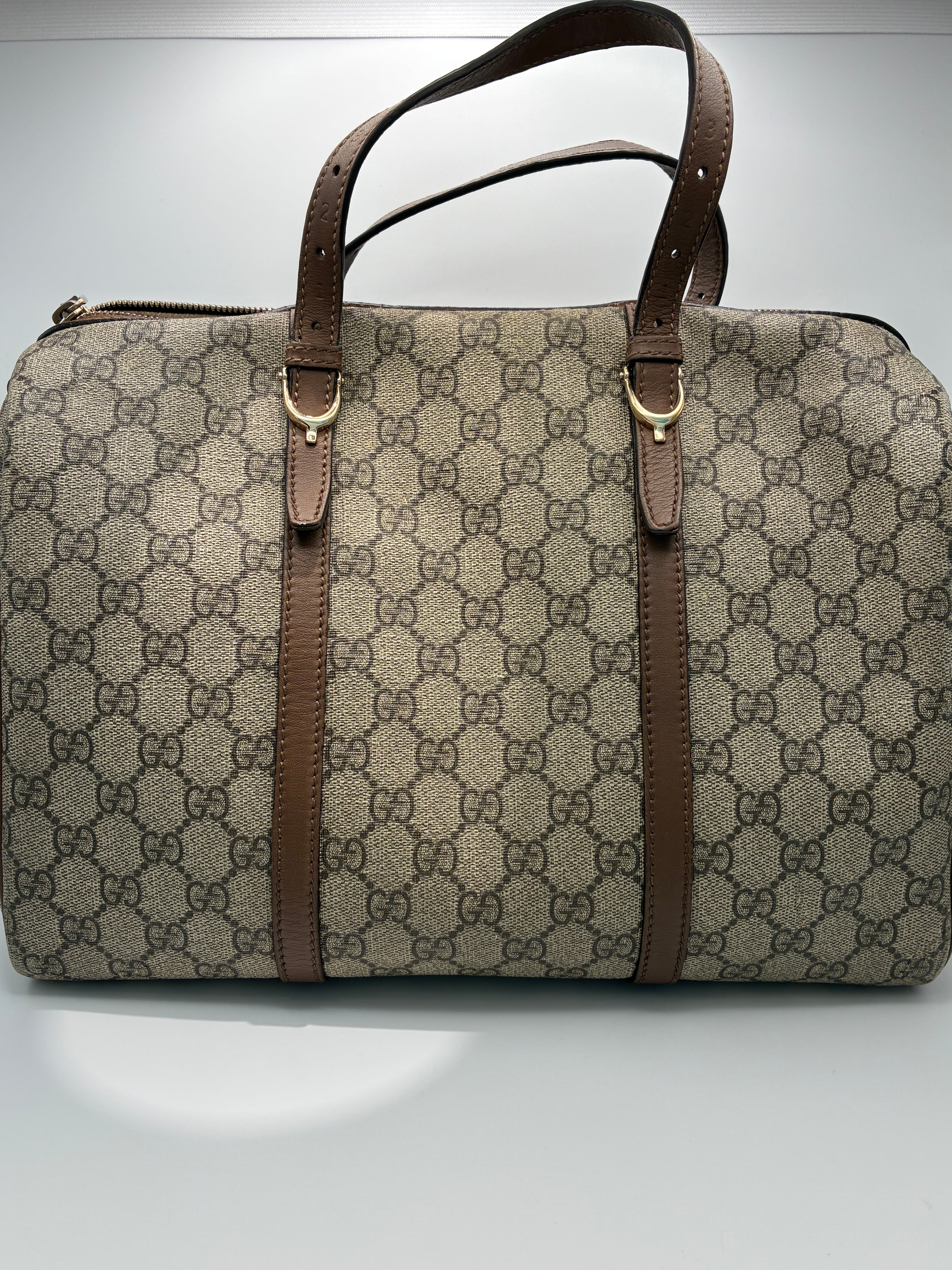 Gucci Nice Convertible Boston Bag - Brown