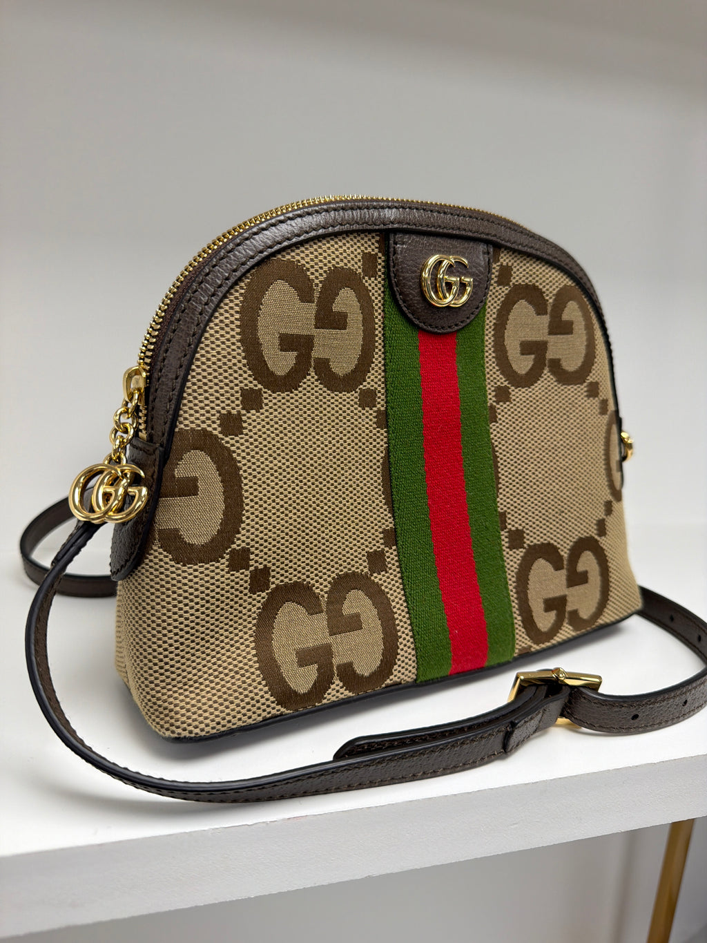 Gucci Ophidia Jumbo GG Small Shoulder Bag