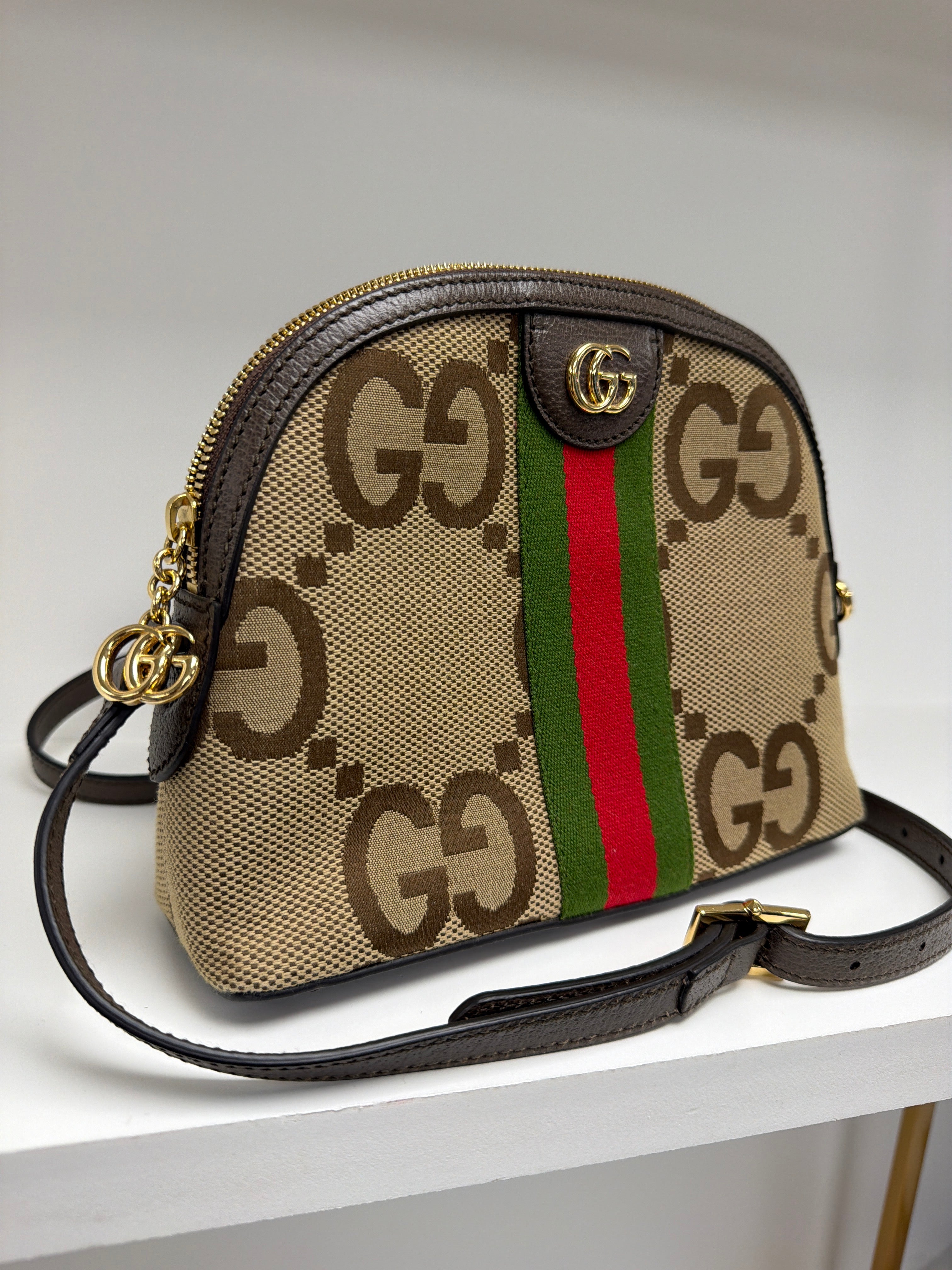 Gucci Ophidia Jumbo GG Small Shoulder Bag