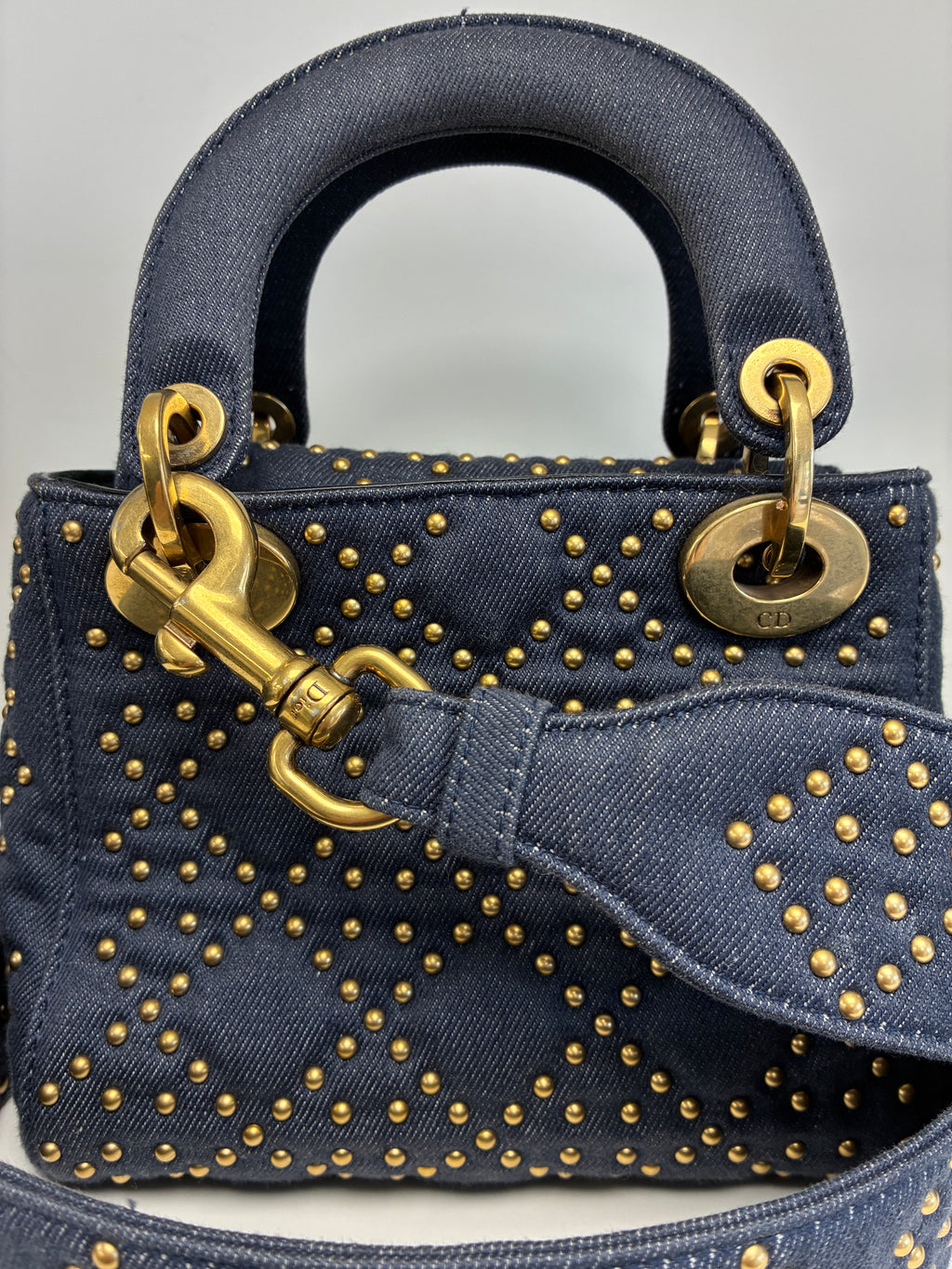 Christian Dior - Supple Mini Lady Dior Denim Handbag